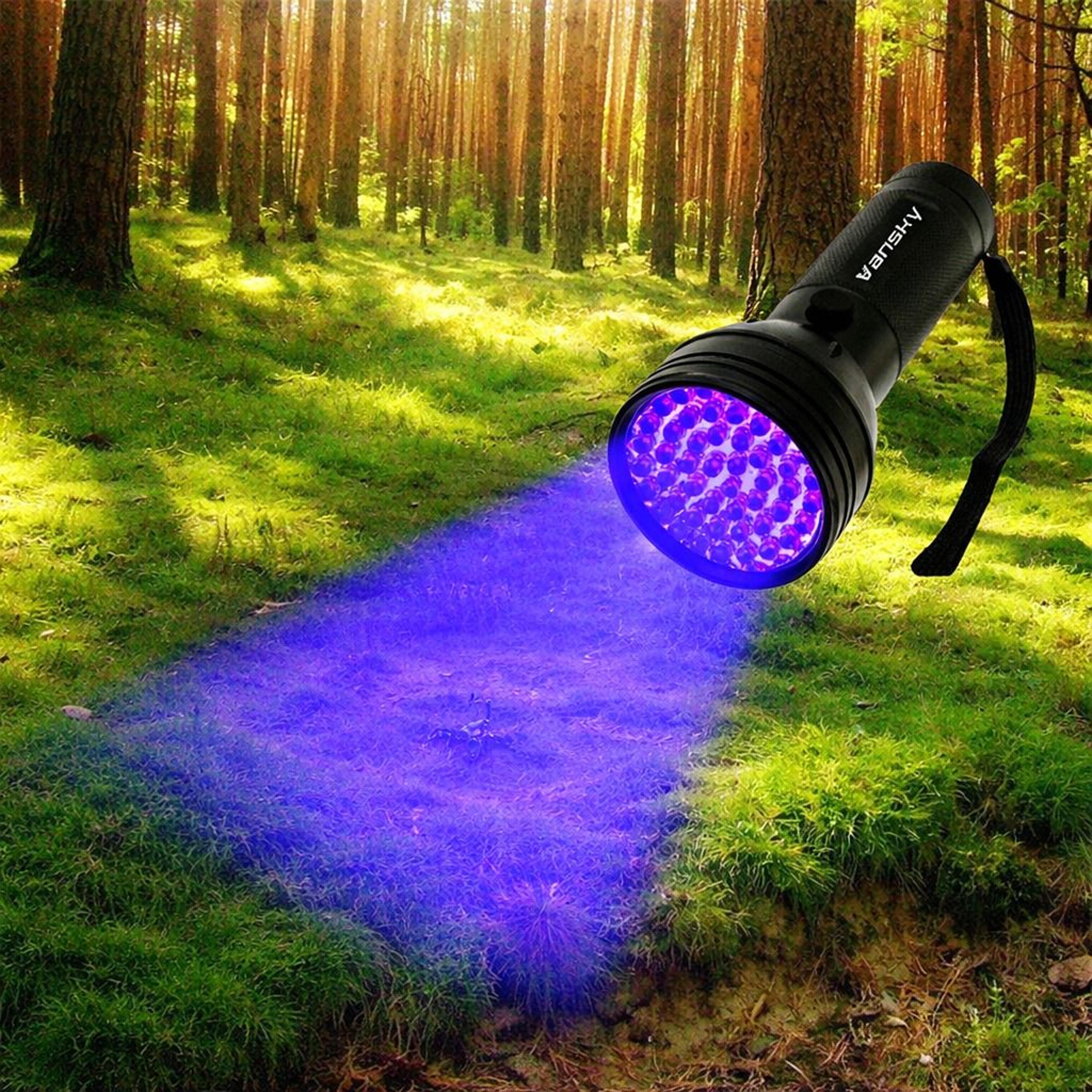 uv ultra violet led flashlight blacklight torch led inspection lamp for bugs, scorpions, and more