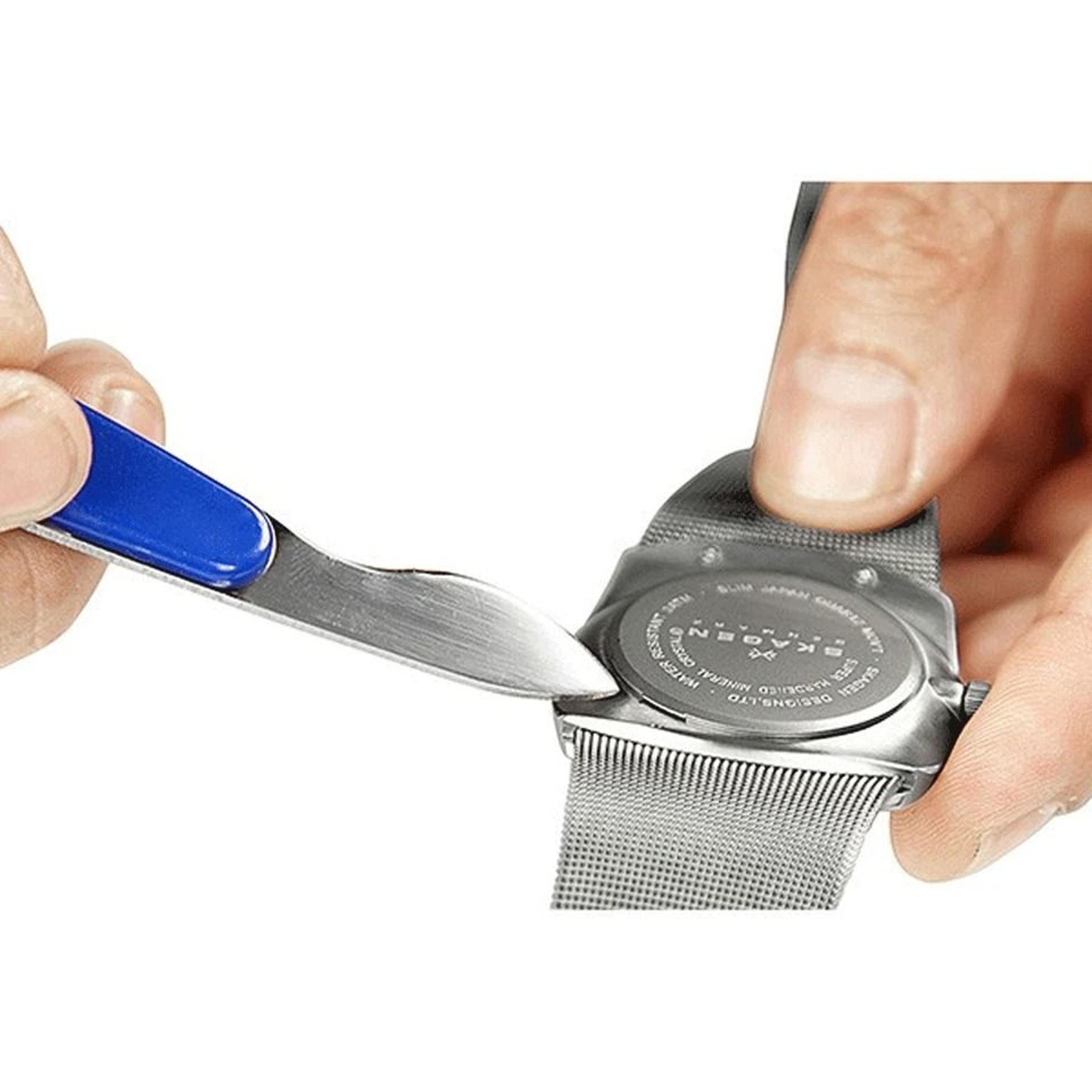 watch repair tool kit band pin strap link remover & back opener set