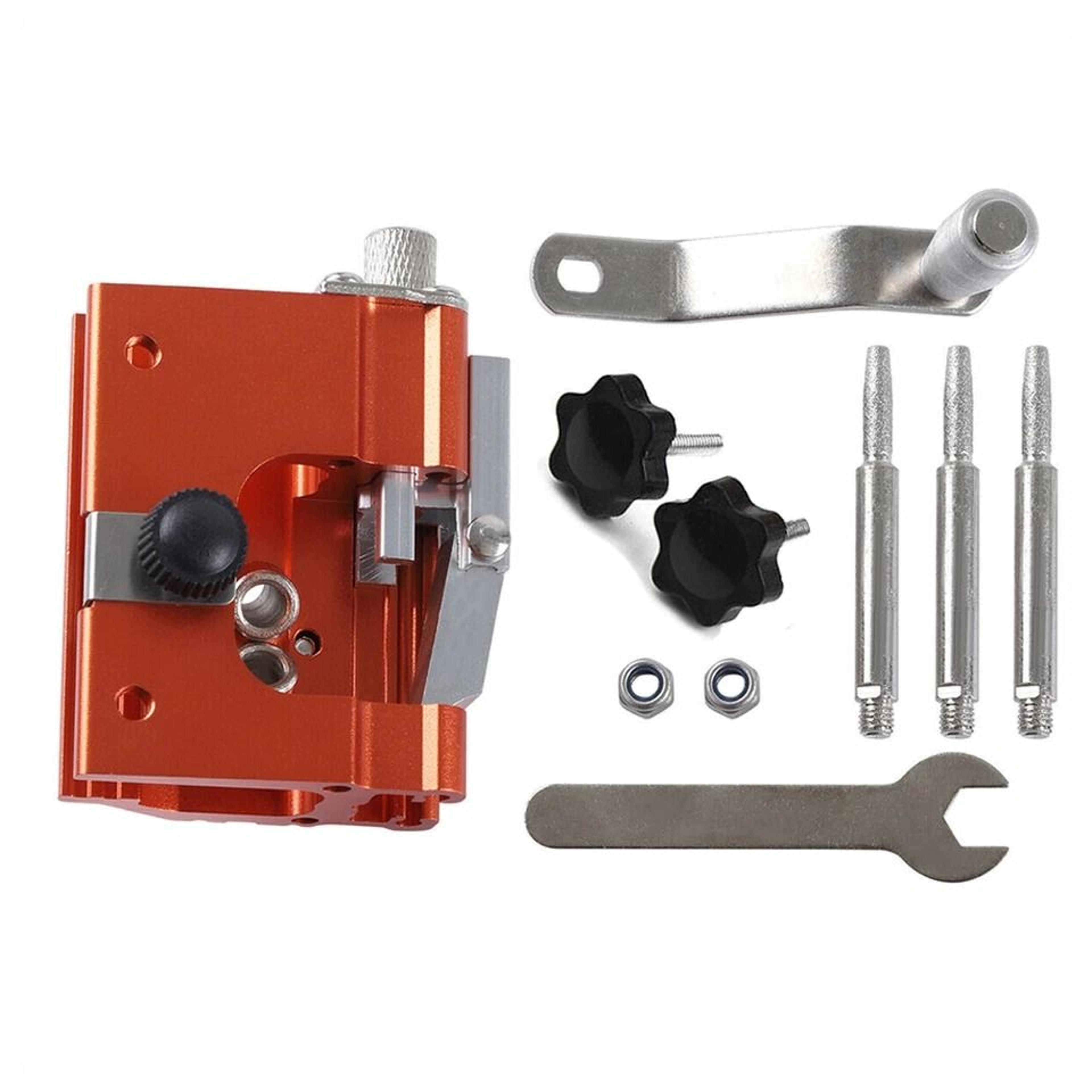 Portable Chainsaw Chain Sharpening Jig With Hand Crank  Sharpening Tool Set 8