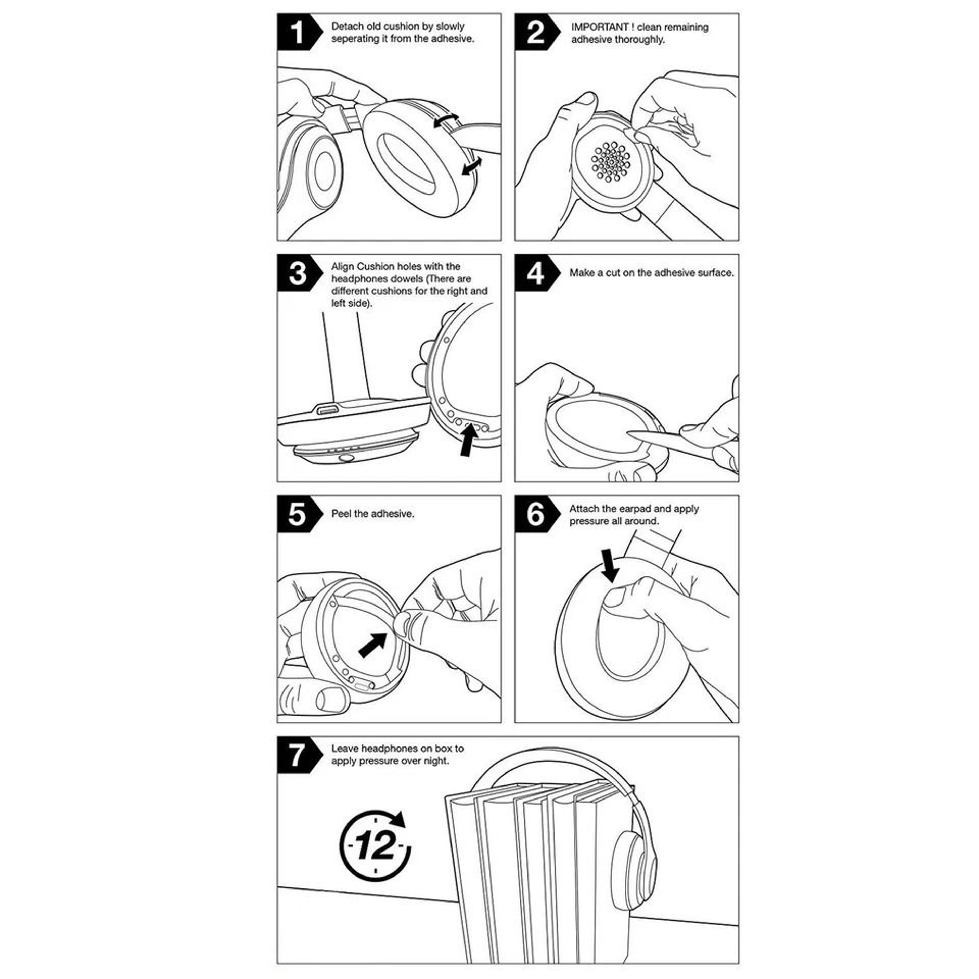 Replacement Ear Pads Cushion For Beats Soft Comfortable Fit 7