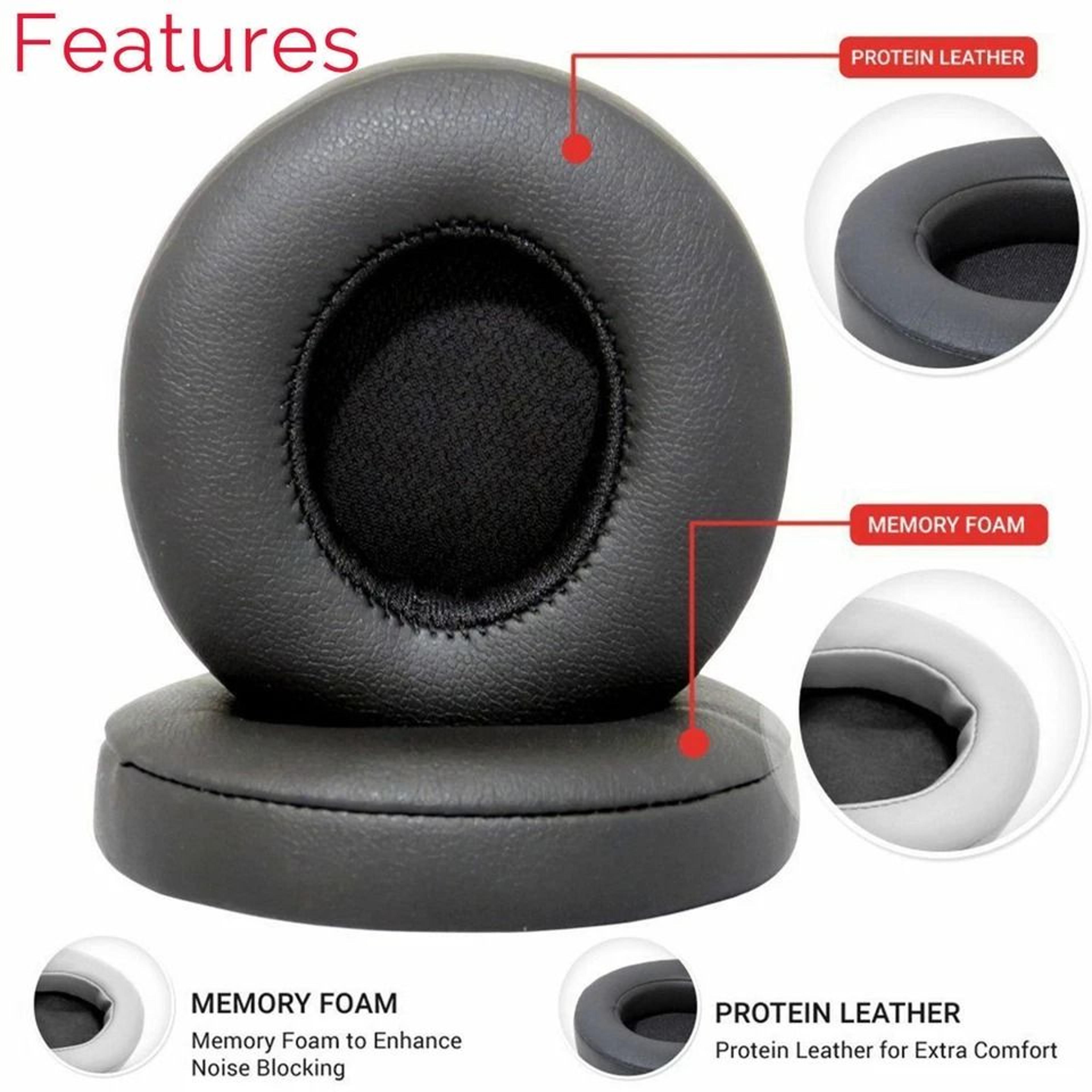Replacement Earpads For Beats Studio Headphones Soft Protein Leather  Memory Foam Cushion 1