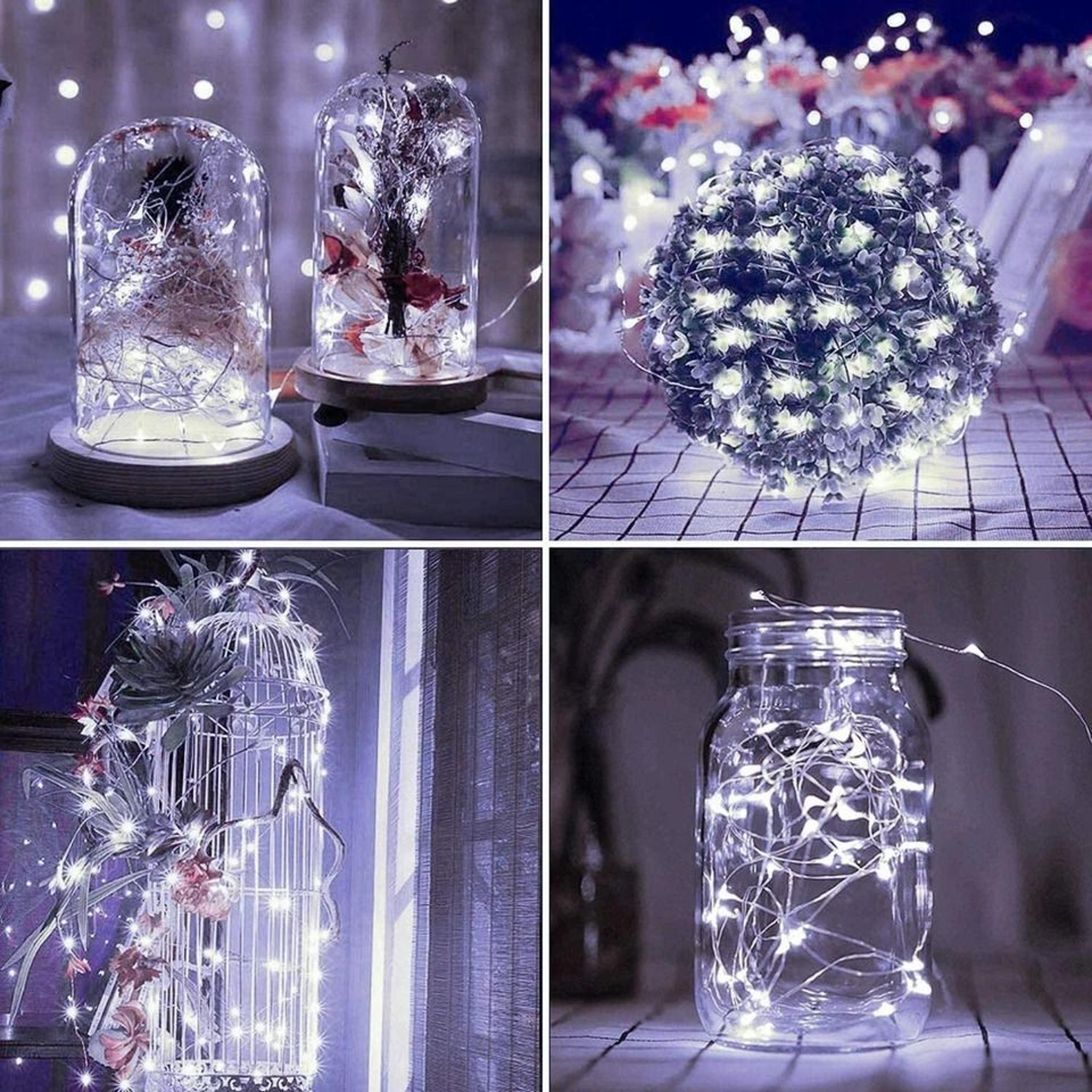 Outdoor Solar Fairy String Lights Waterproof Copper Wire LED For Garden Patio Or Porch Decor 1
