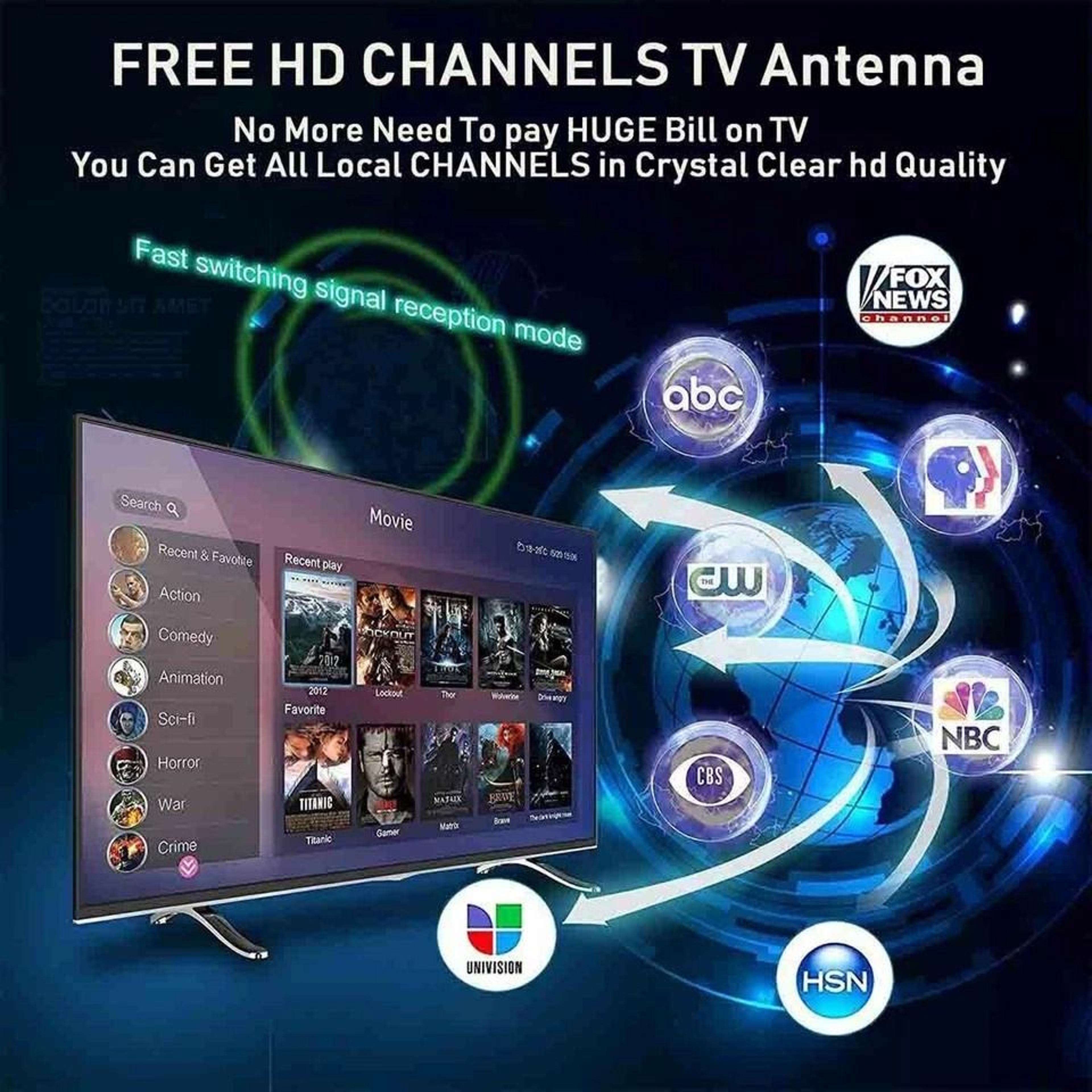 Digital TV Antenna Indoor Amplifier 3