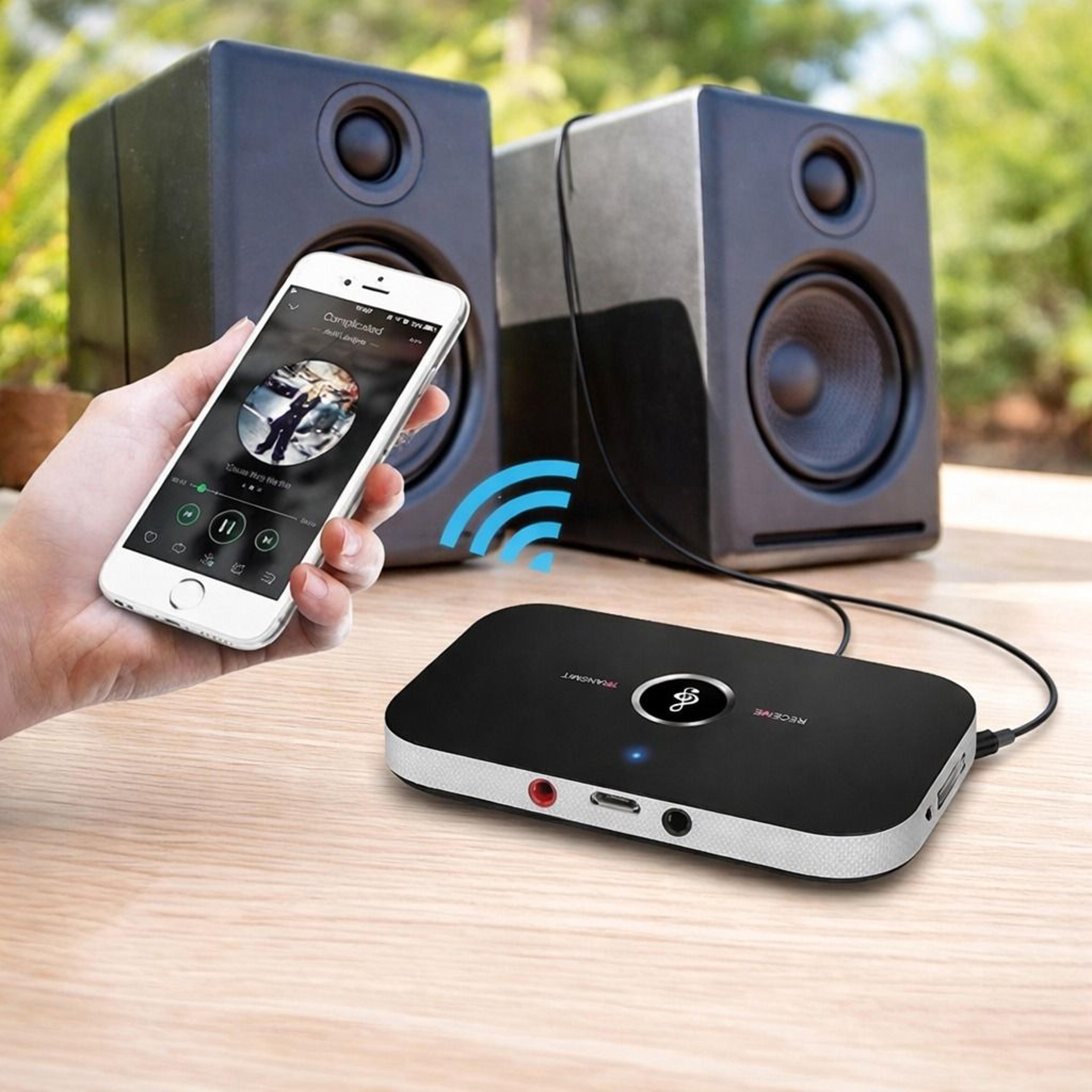 bluetooth receiver & transmitter wireless audio adapter