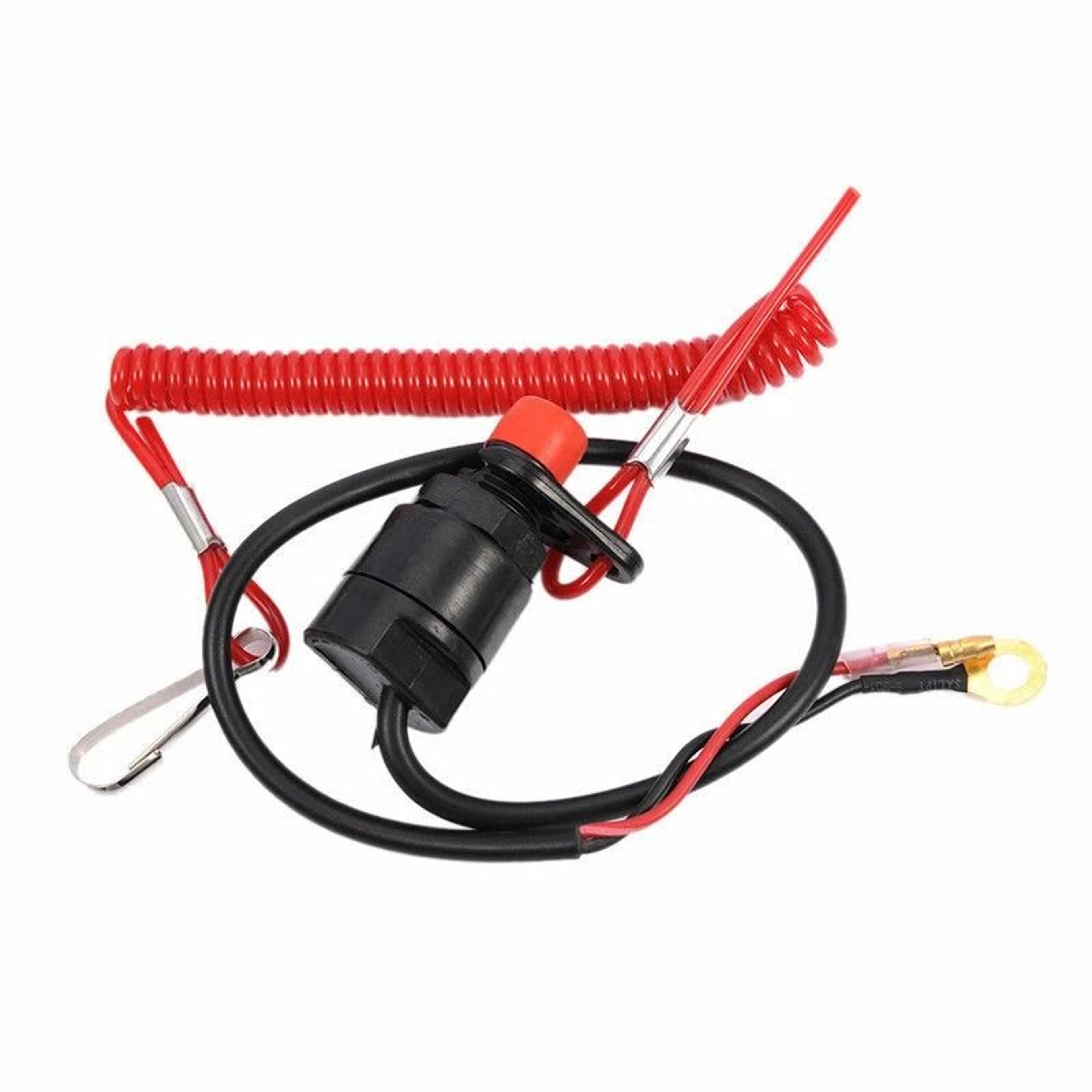 universal boat outboard engine kill switch & safety tether lanyard essential safety gear for boating adventures