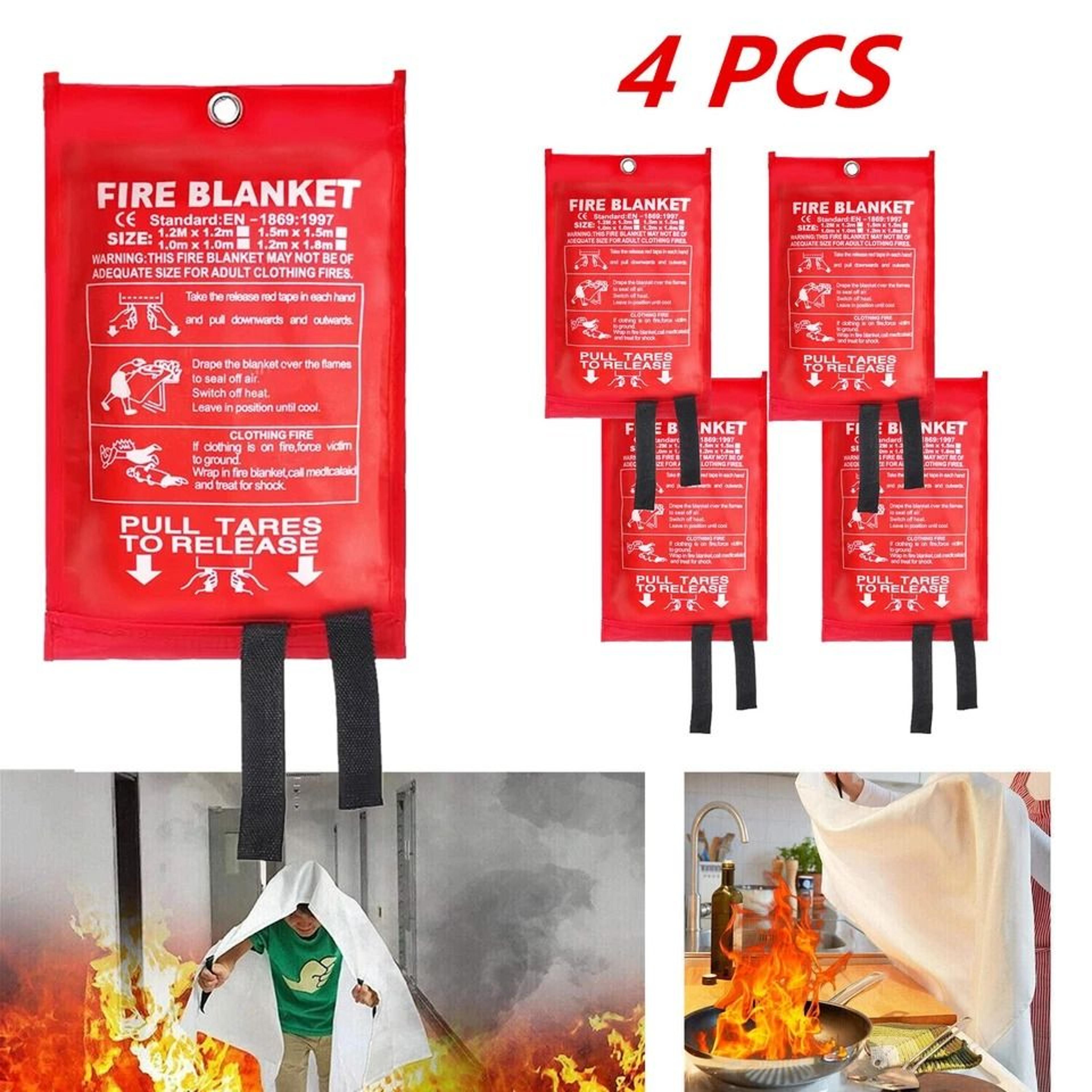 Emergency Fire Blanket Fiberglass Fire Retardant Blanket For Home Kitchen Grill And Outdoor Use 13