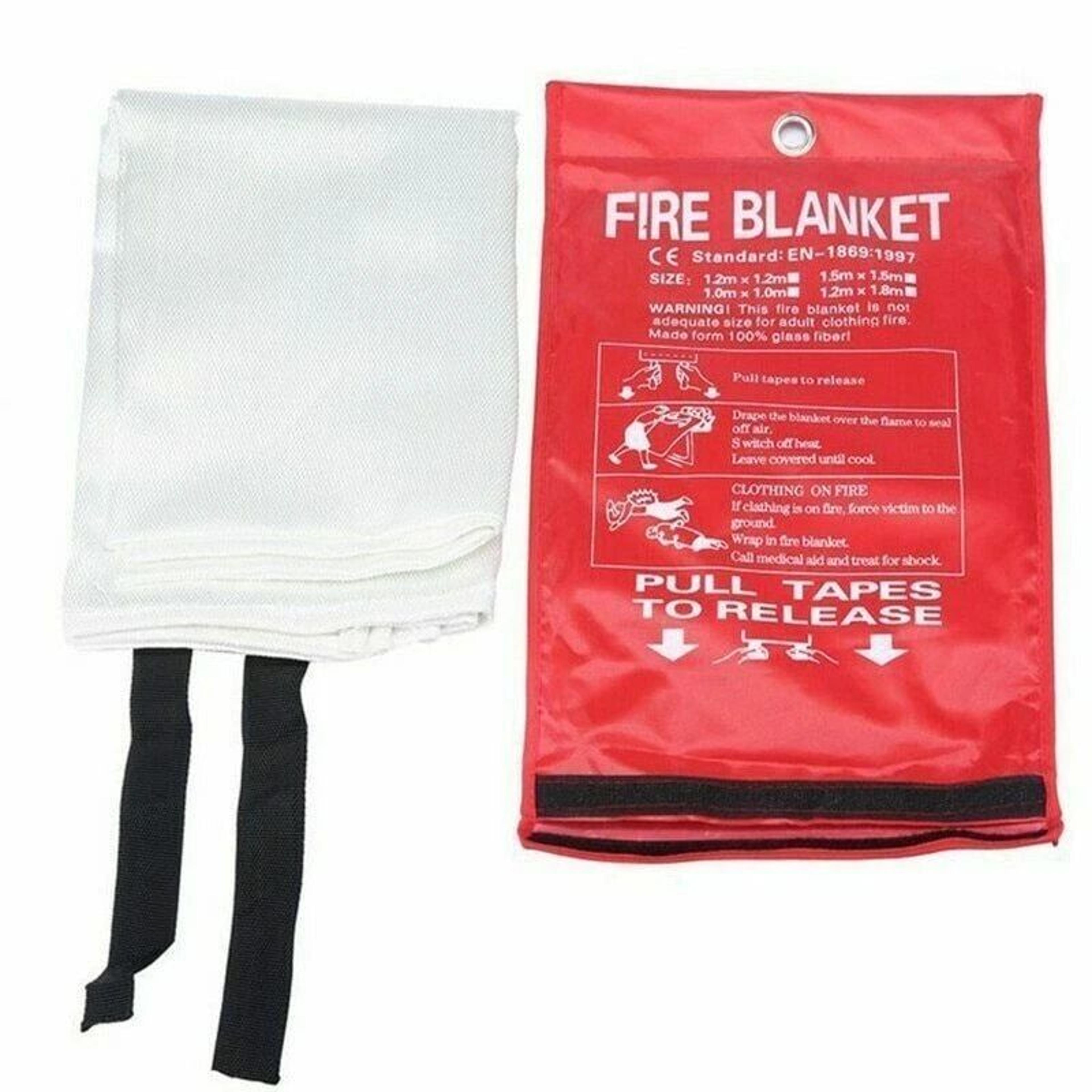 Emergency Fire Blanket Fiberglass Fire Retardant Blanket For Home Kitchen Grill And Outdoor Use 9