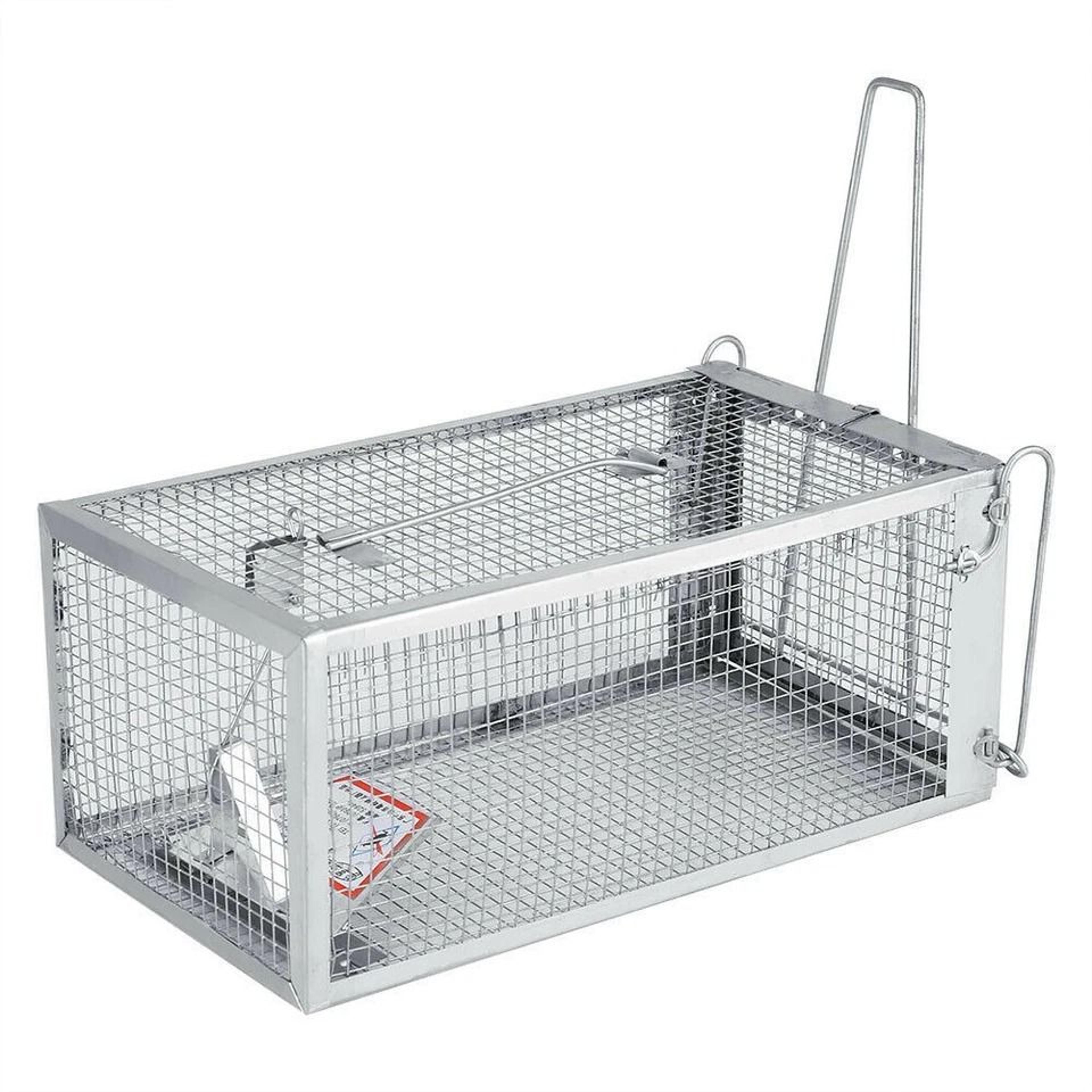Humane Live Catch Rat Trap Easy Set Up Reusable Rodent Cage With High Sensitivity Trigger 1