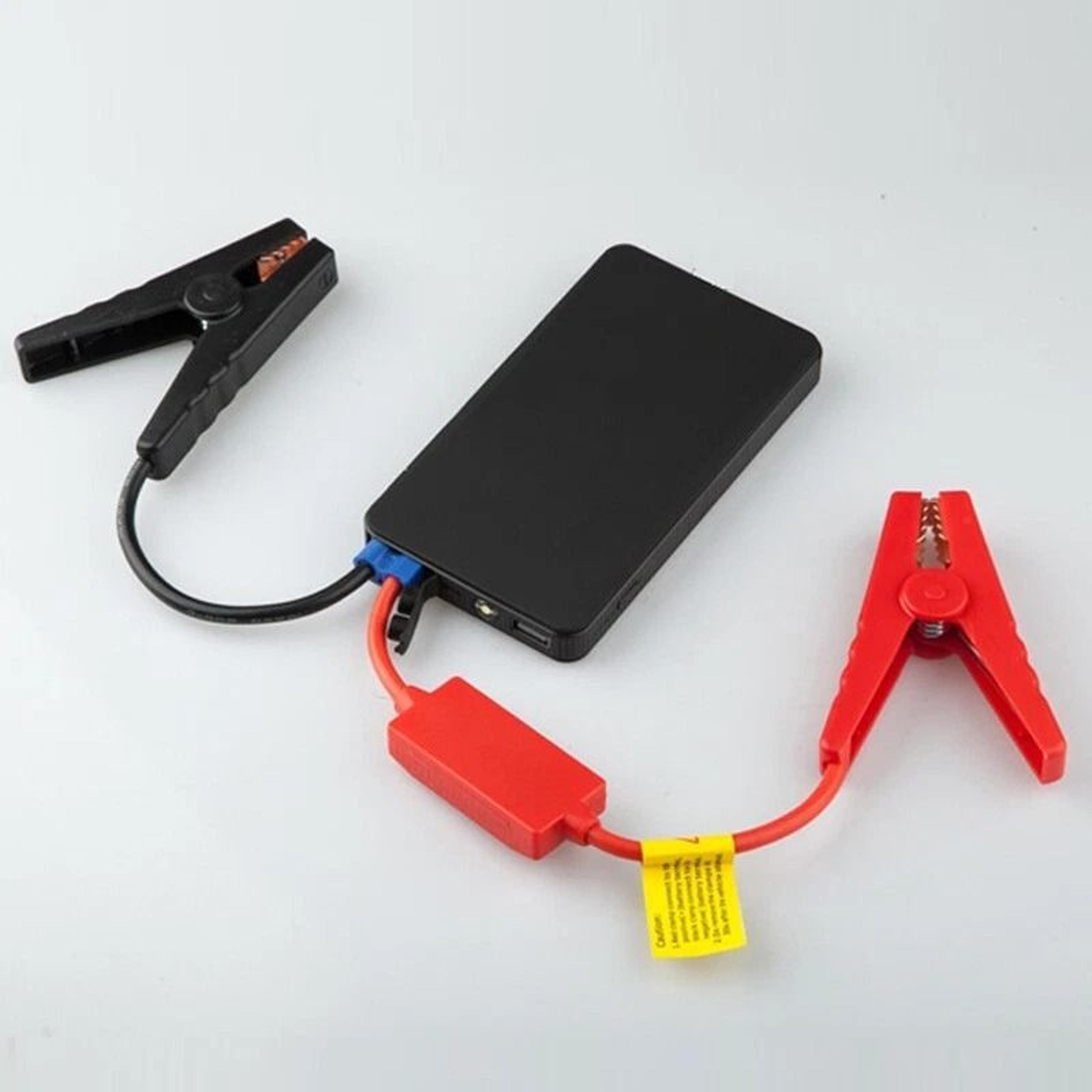 portable mini slim car jump starter & power bank compact engine booster for vehicles