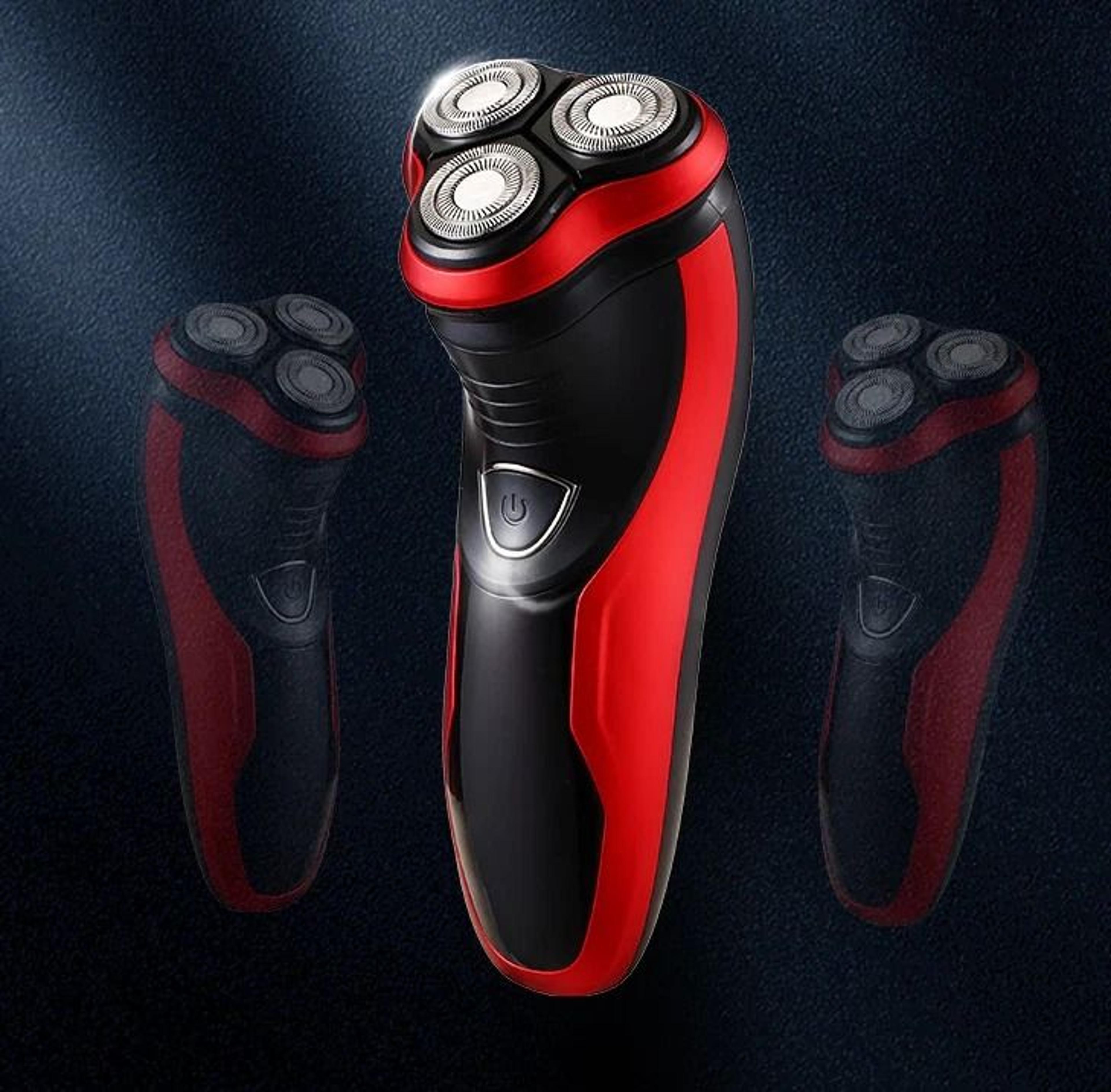 waterproof electric shaver for men rotary shaving & pop up trimmer