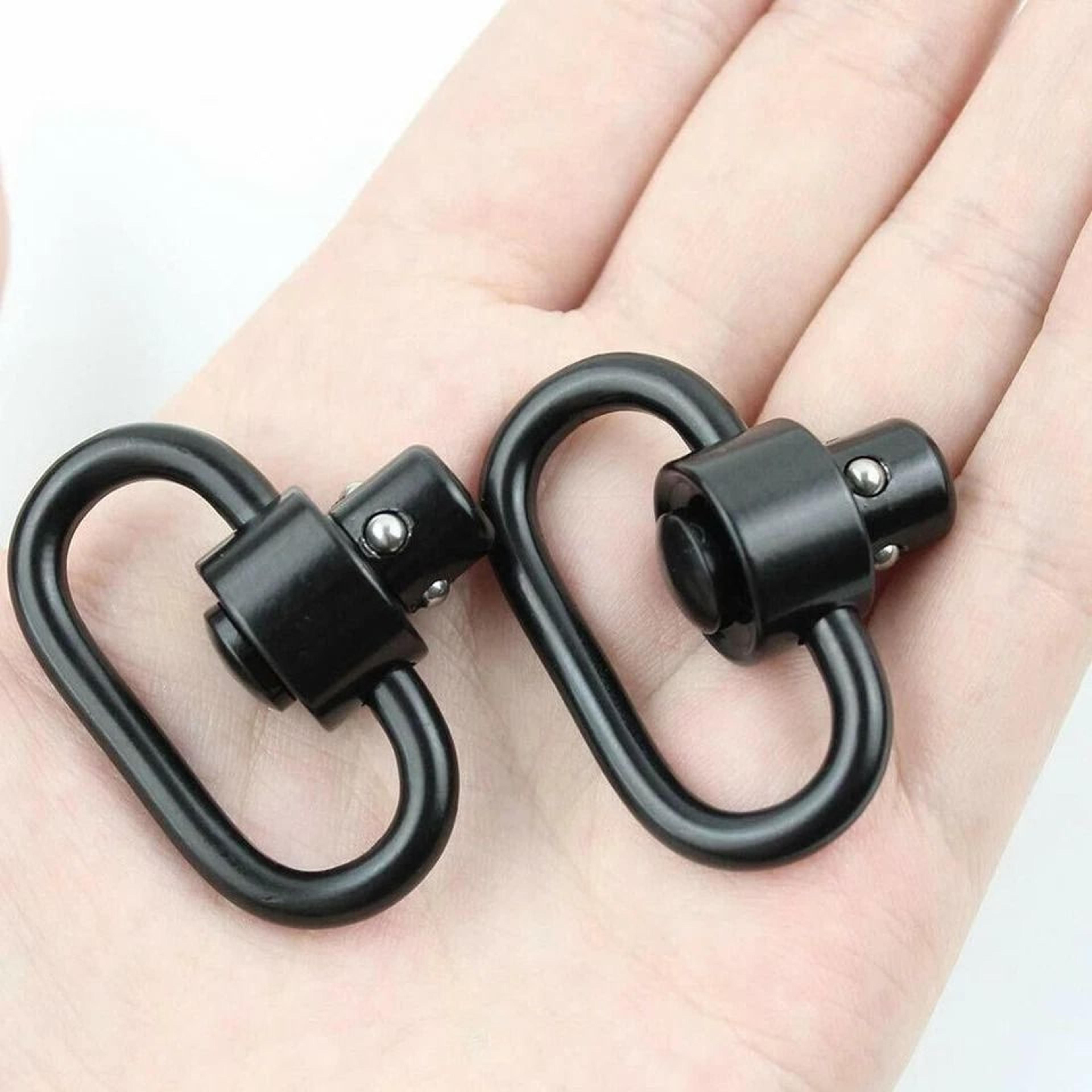 heavy duty qd sling swivel mount quick detach for rifles, universal fit, steel build