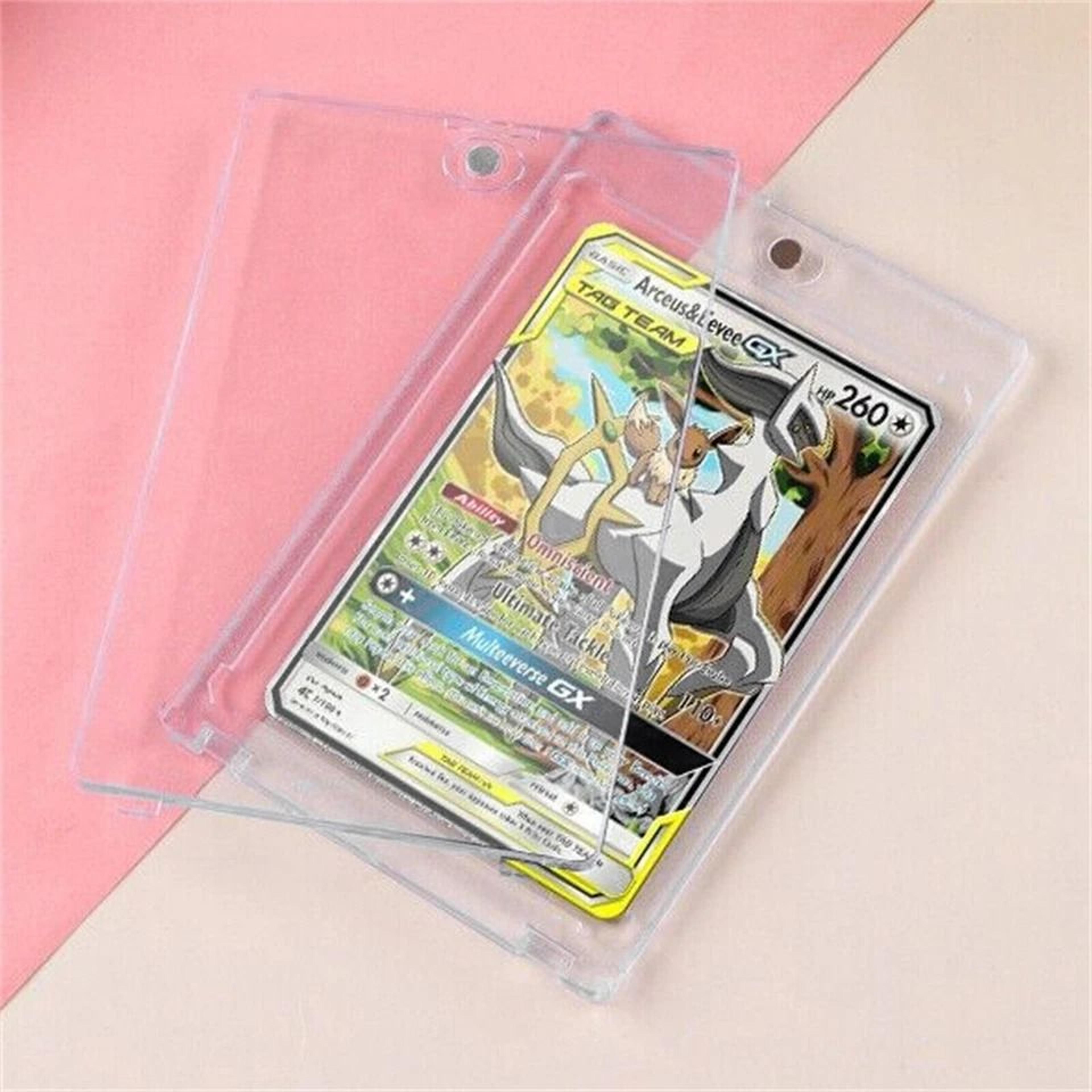 magnetic card holders for trading sports cards uv protection
