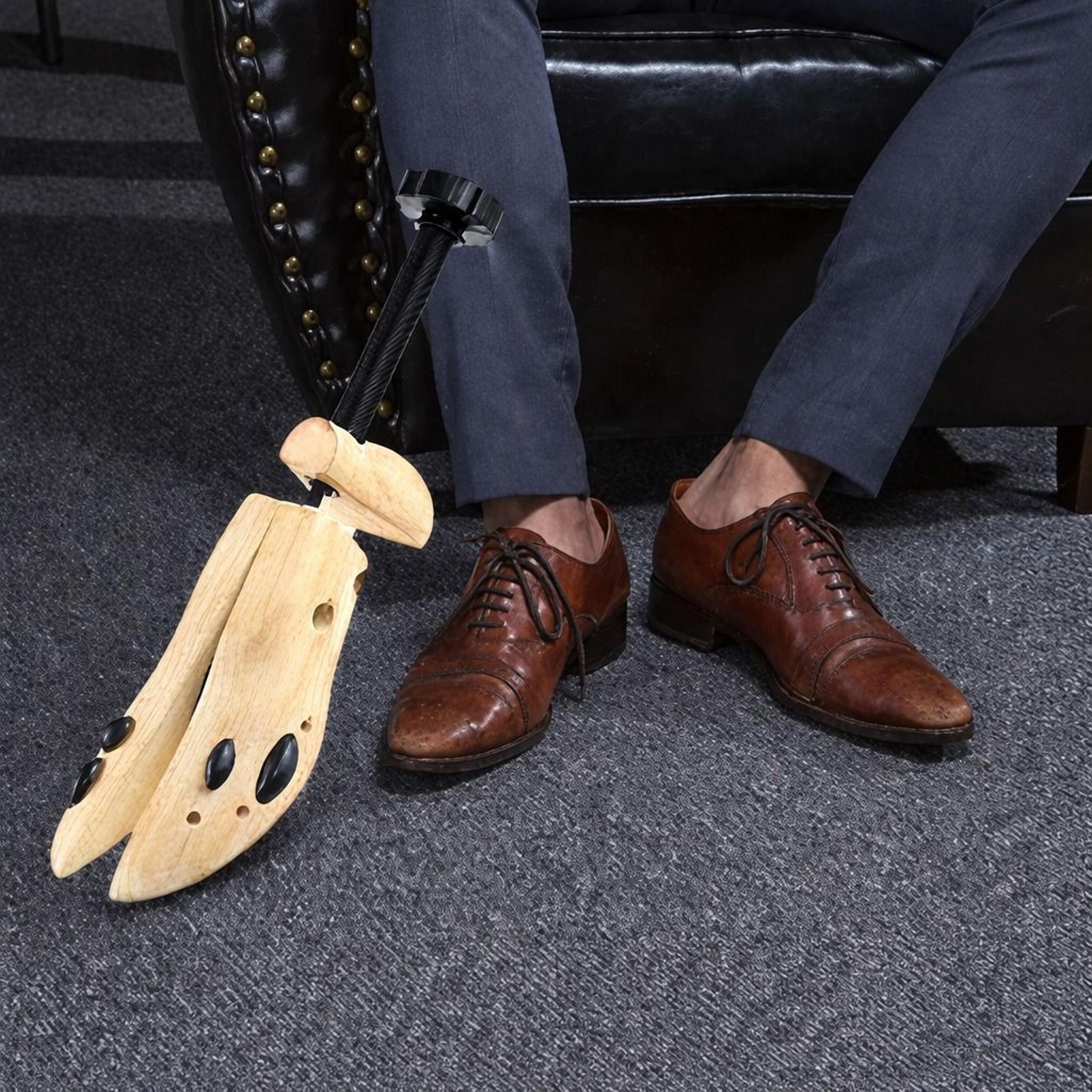 wooden adjustable shoe stretcher expander for men & women
