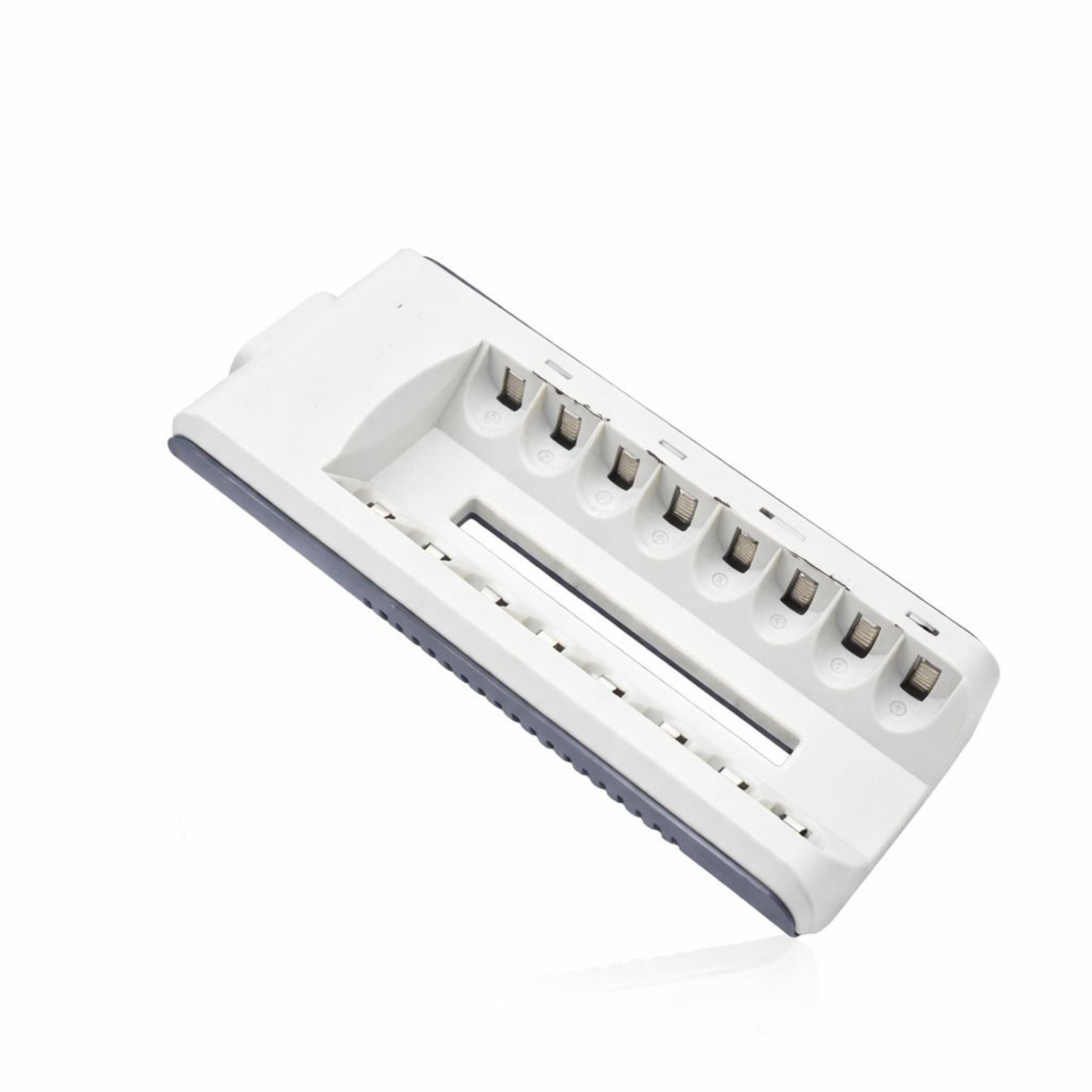 rechargeable battery charger with 8 slots fast charge