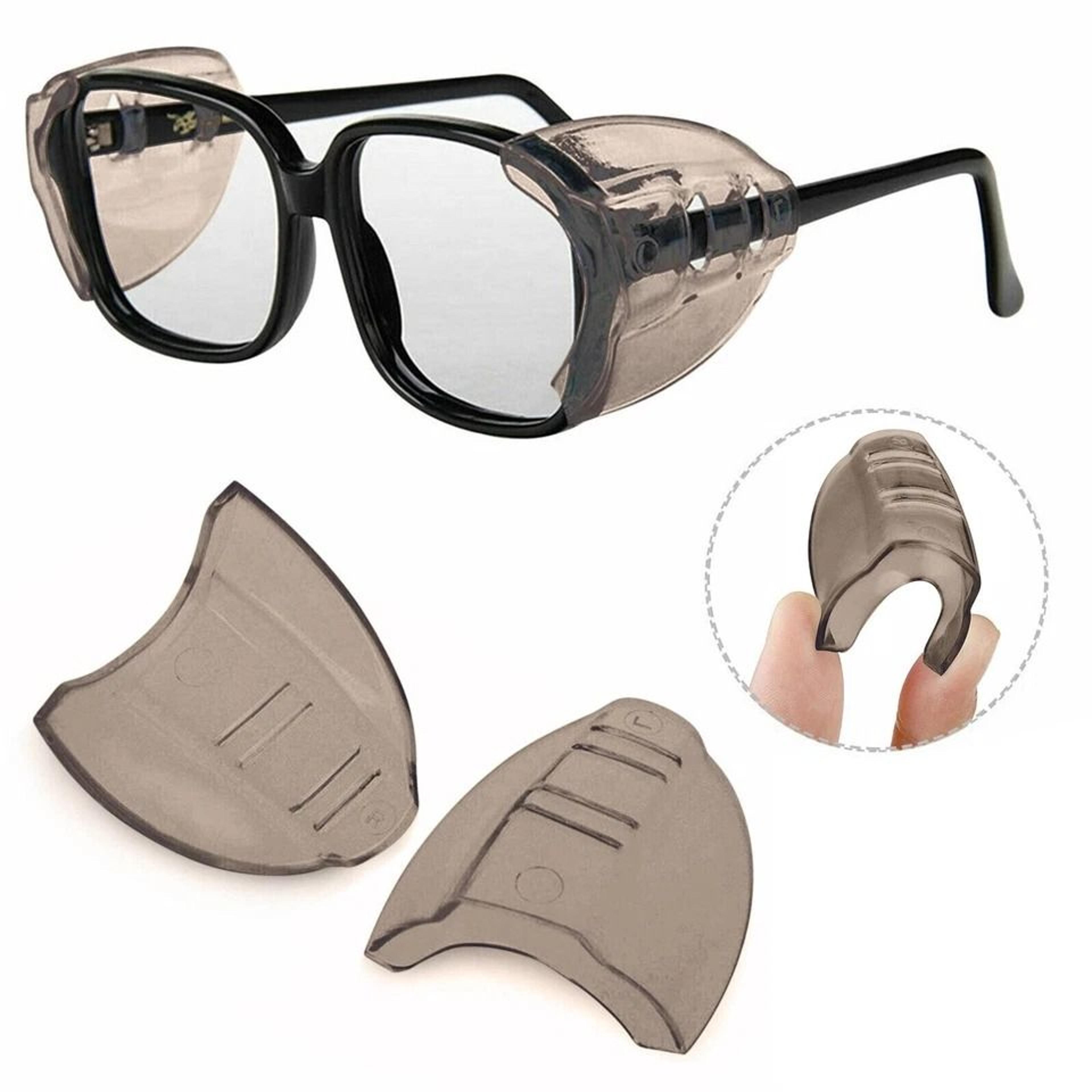 Universal Safety Side Shields For Glasses Slip On Eye Protection For Glasses With Temples 3