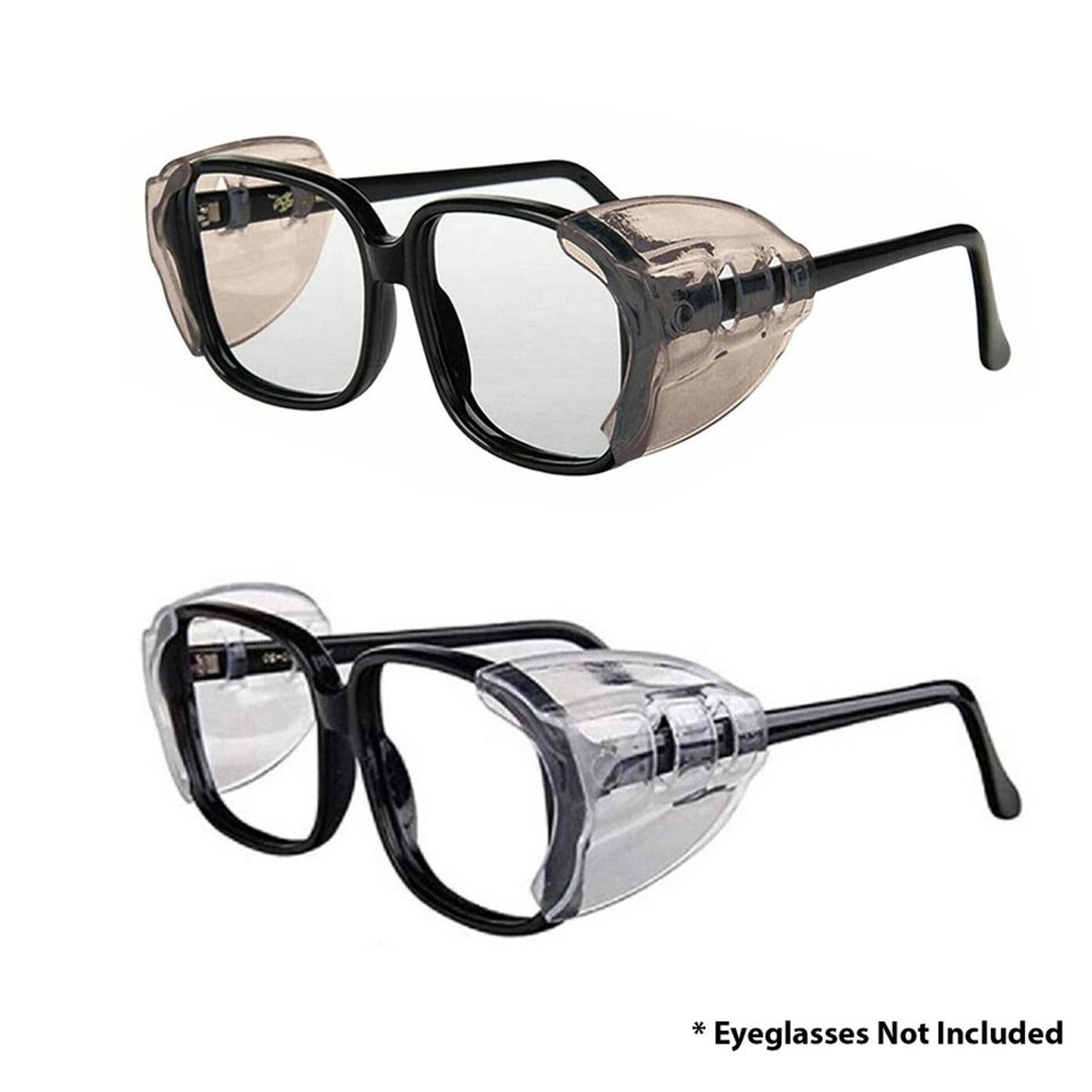 Universal Safety Side Shields For Glasses Slip On Eye Protection For Glasses With Temples 7