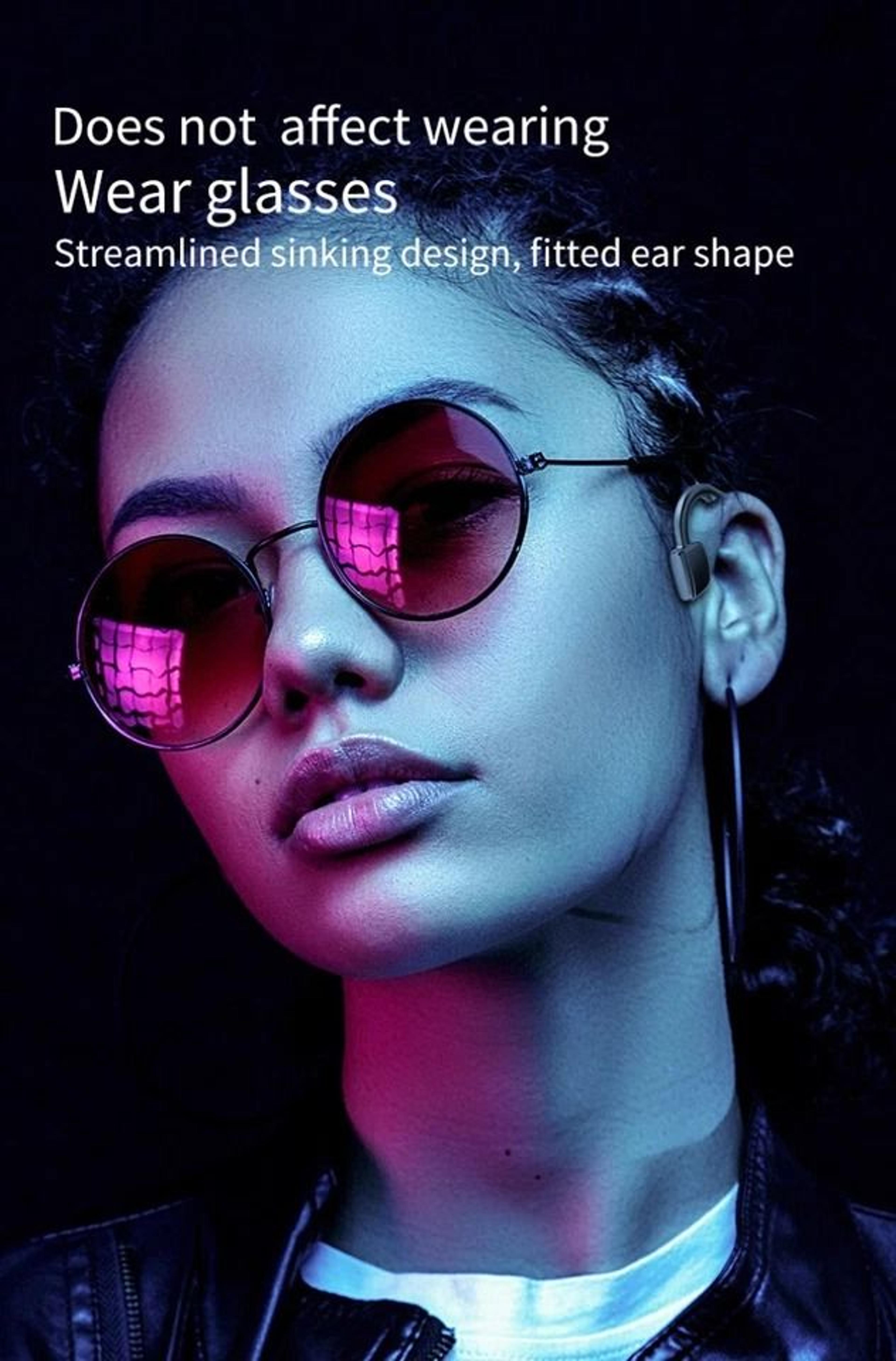 Bone Conduction Headphones Bluetooth Wireless Headset For Outdoor Sports Waterproof Ergonomic Earbu 6