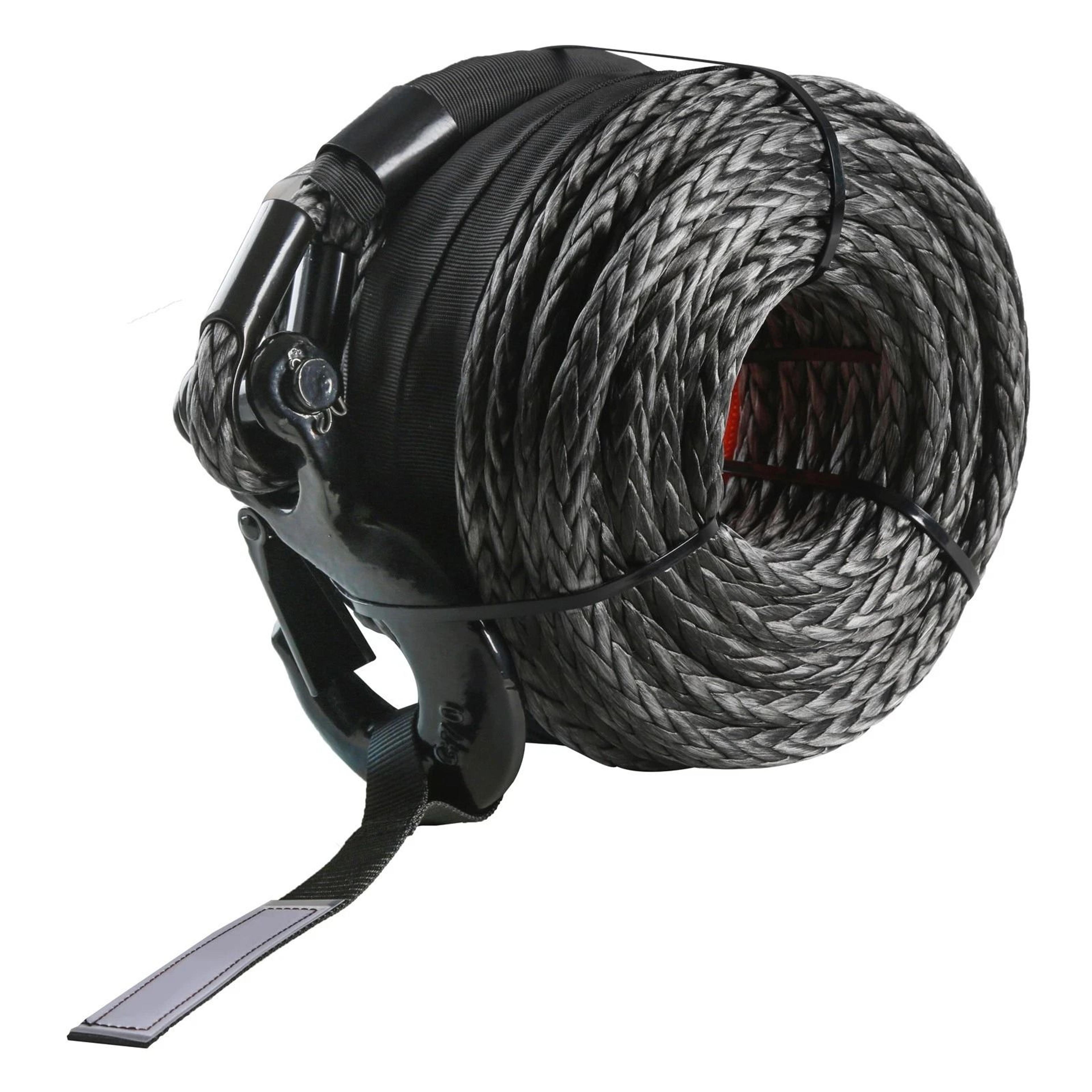 Heavy Duty Synthetic Winch Rope Recovery Line For SUV Truck ATV With Protective Sleeve 3
