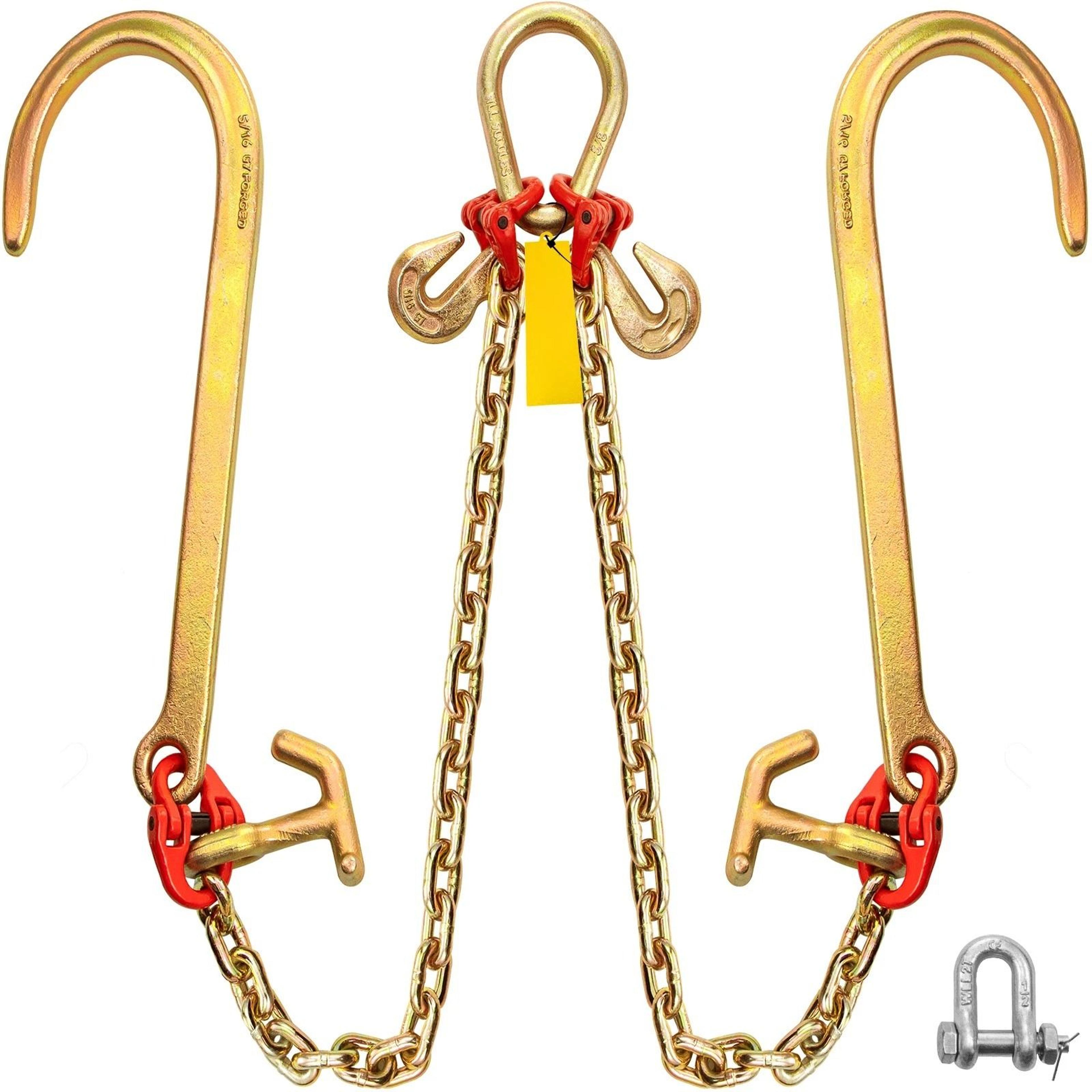 Heavy Duty Tow Chain Grab Hook For Wrecker Trucks 8