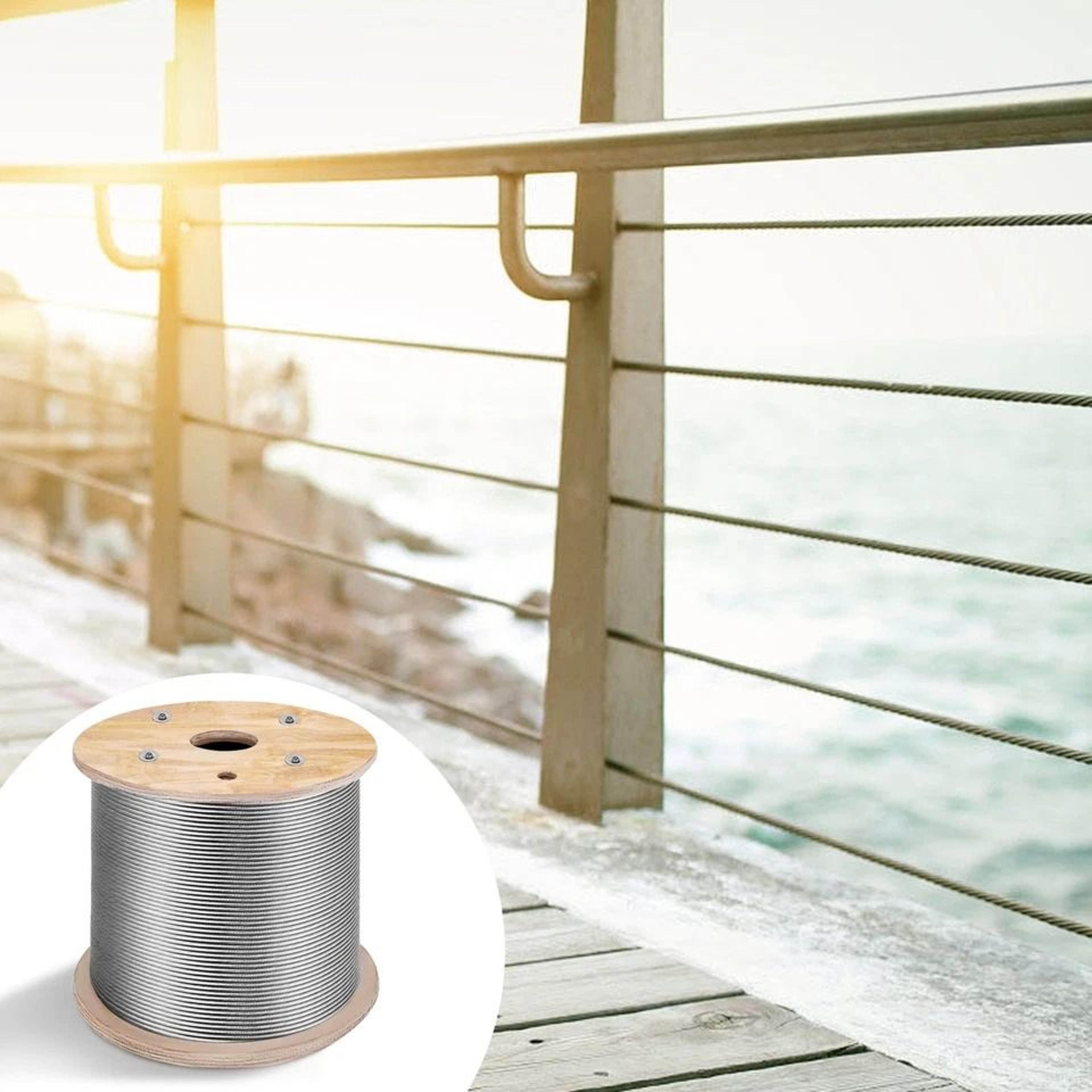 stainless steel cable railing wire rope wire for decks and fencing