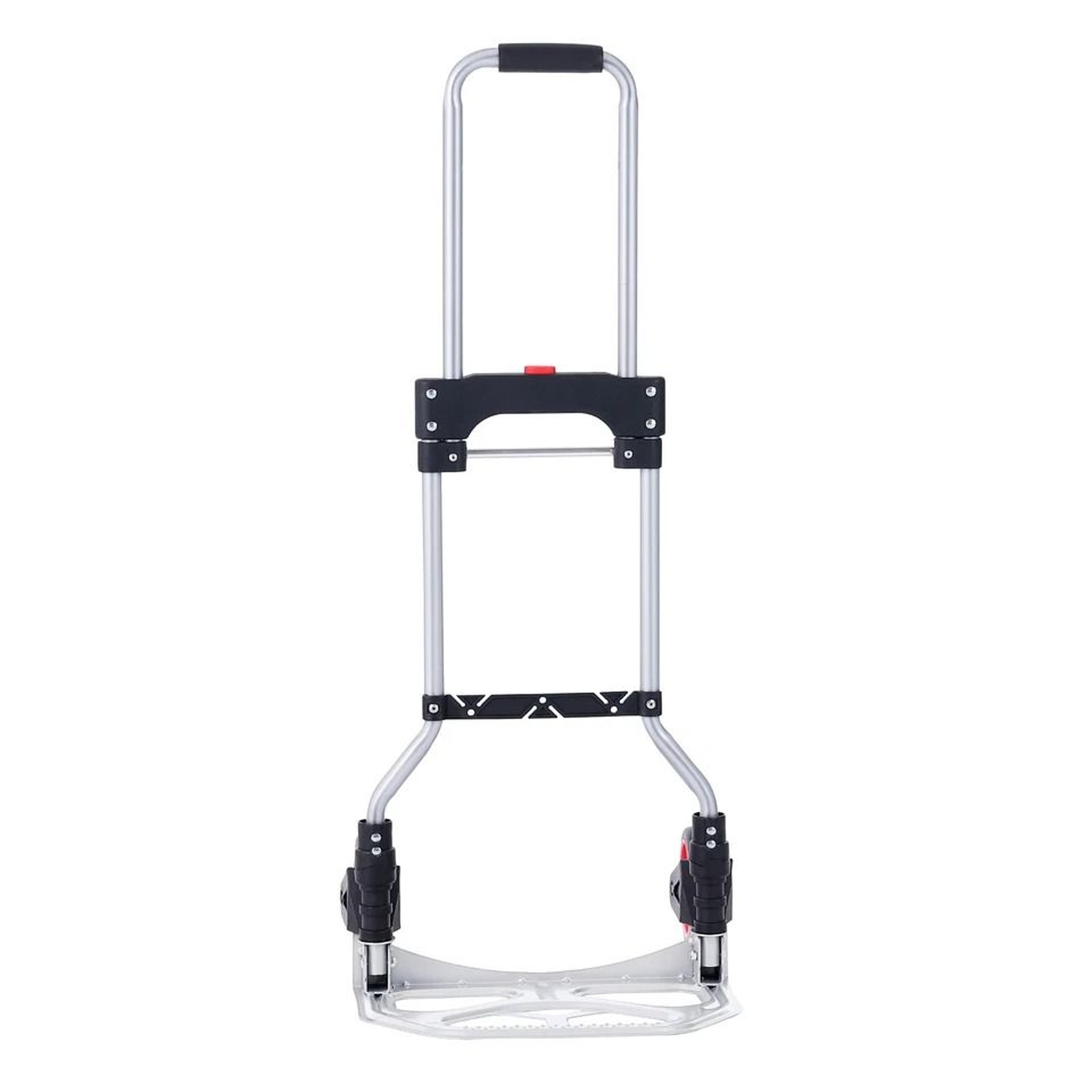 Folding Hand Truck Aluminum Trolley Cart Dolly With Bungee Cord 1
