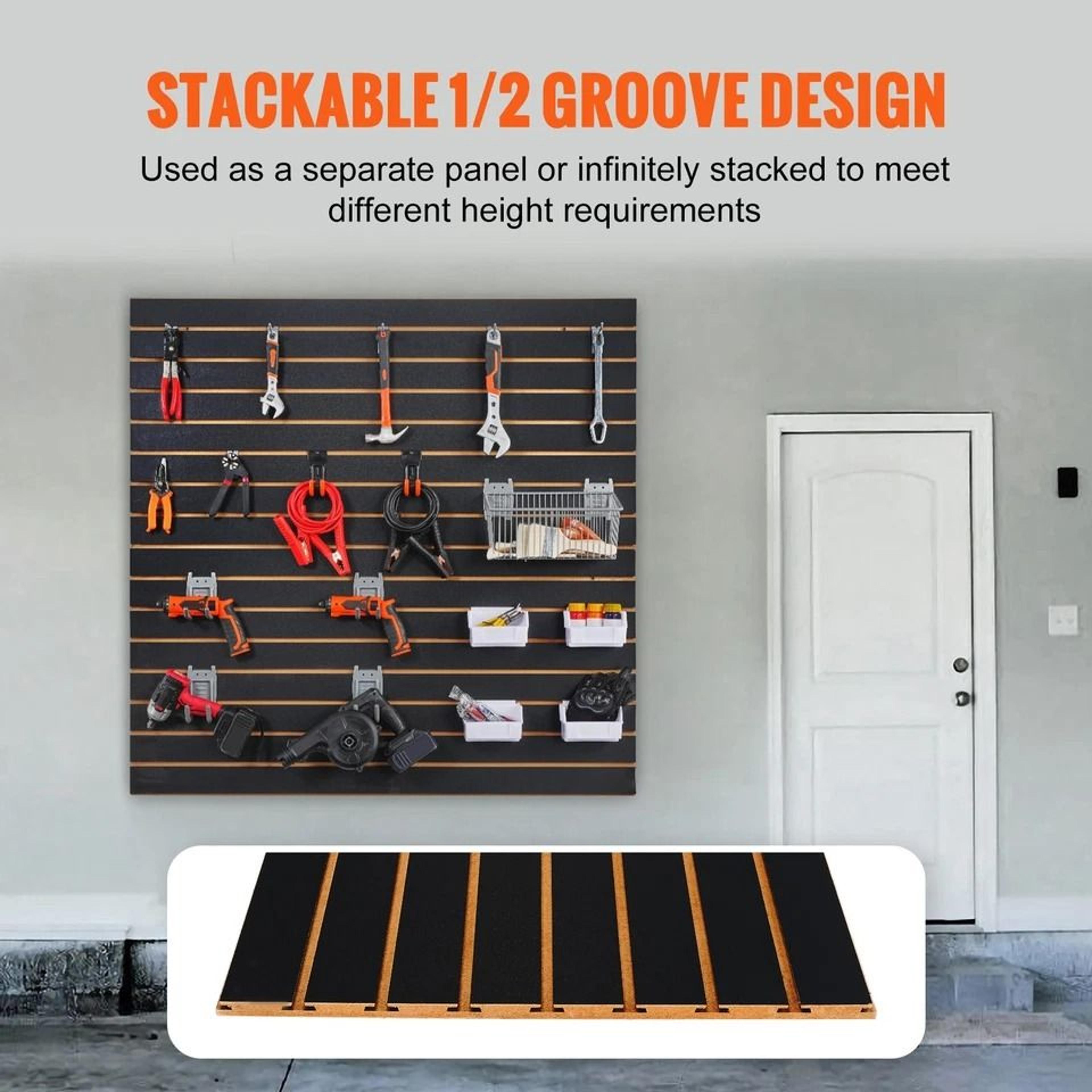 Slatwall Panel Storage Organizer Ideal For Garage  Workshop 4