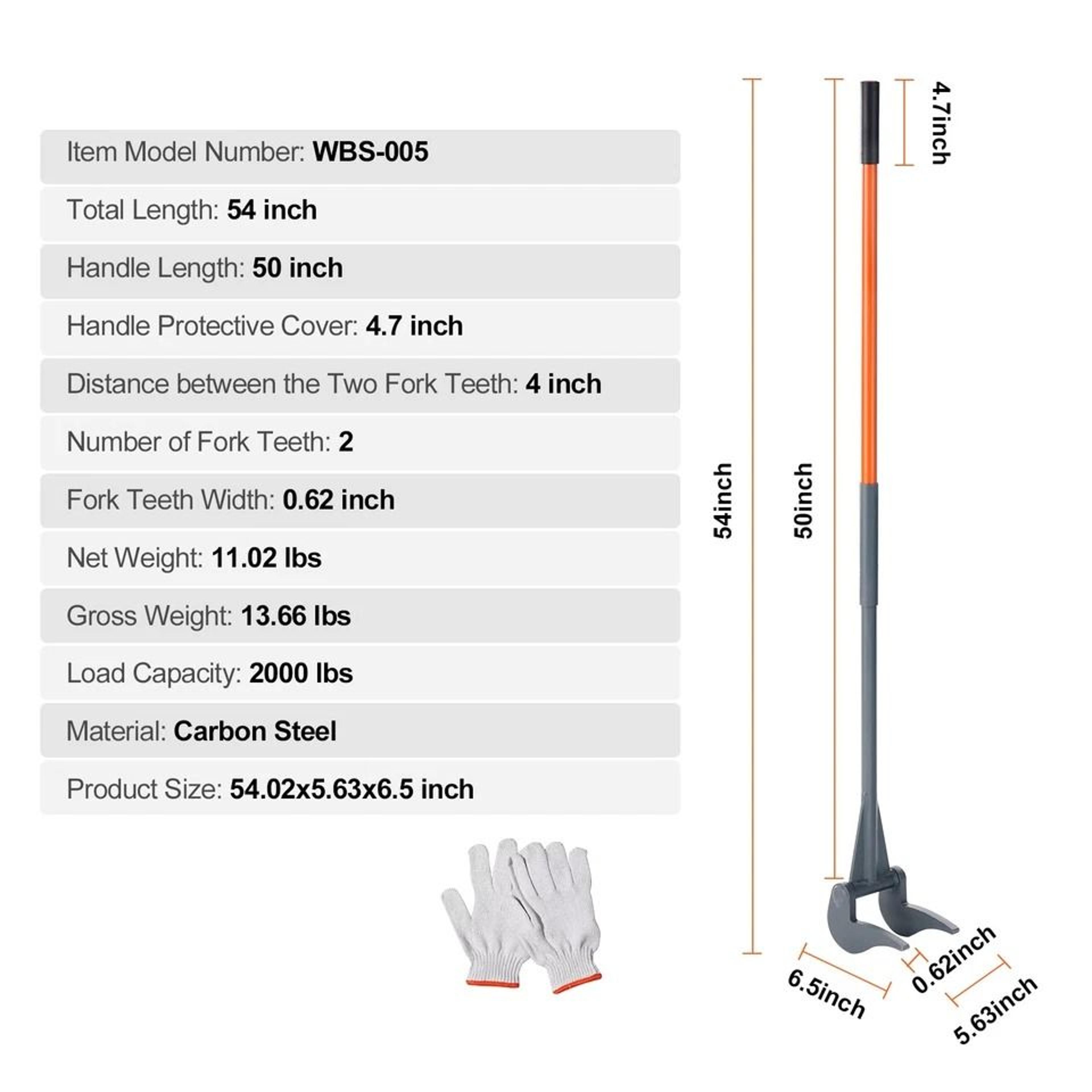 Pallet Buster Deck Wrecker Pallet Tool Handle For Fast Board Removal 3