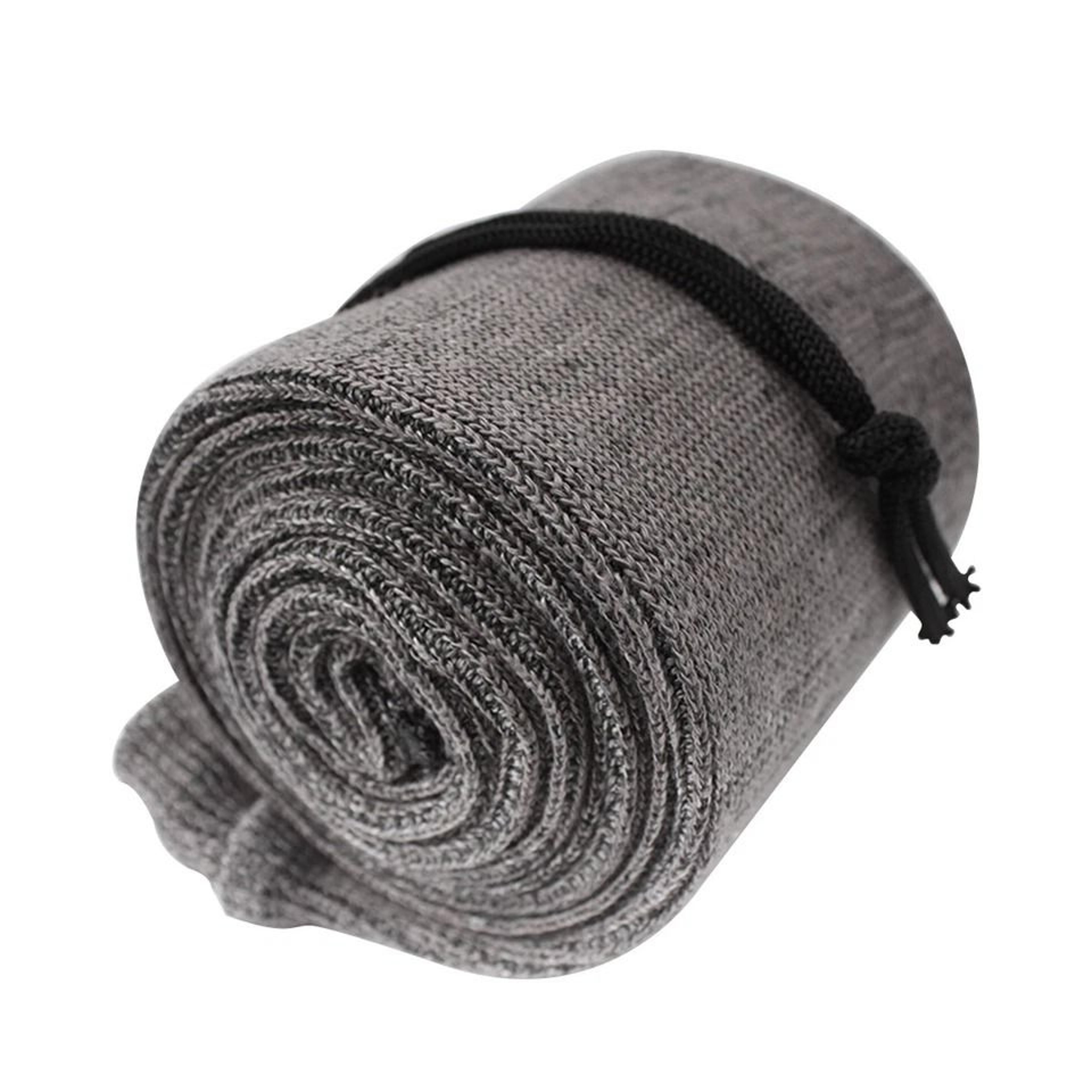 gray gun sock cover silicone treated protection storage sleeve for rifles and shotguns