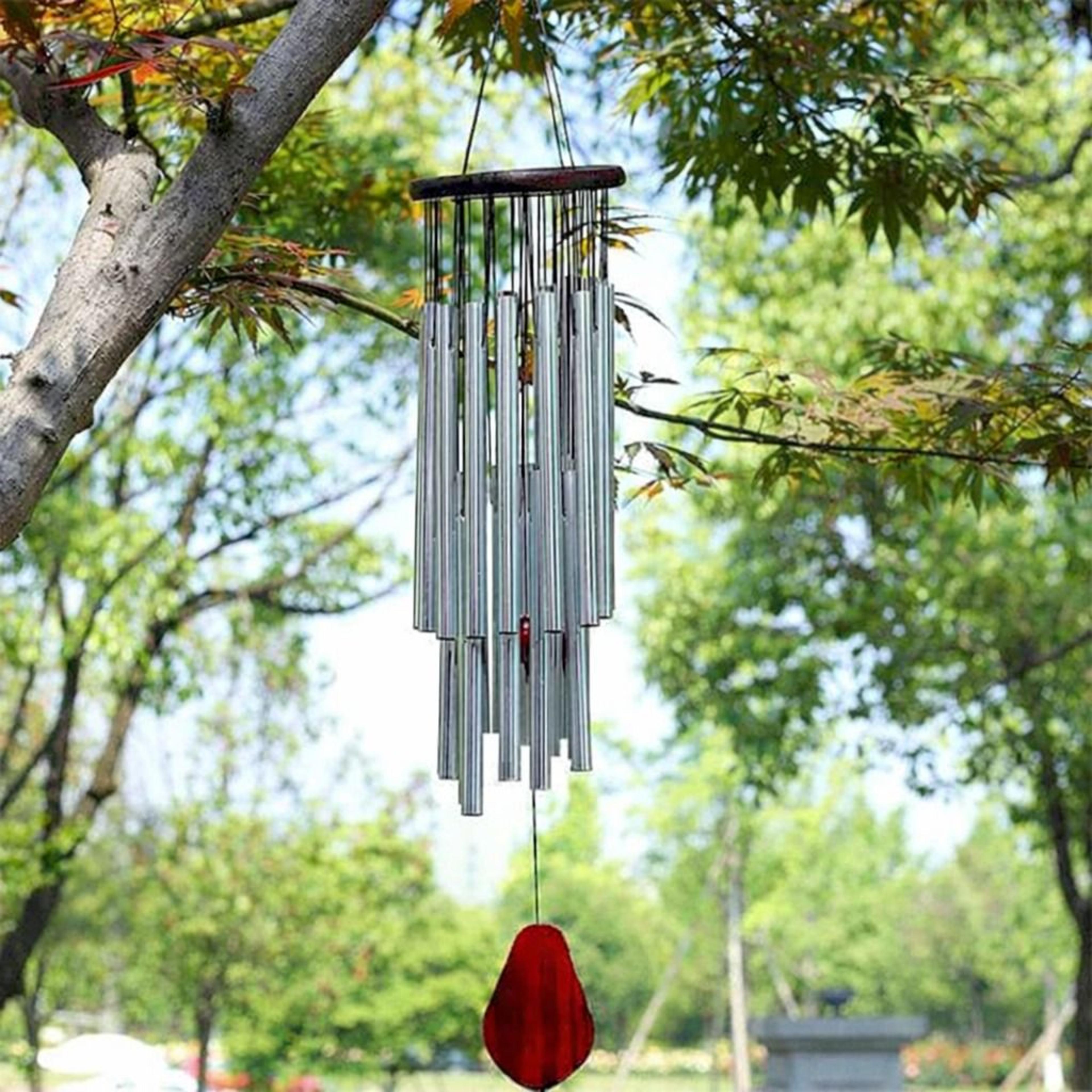 large tubes wind chime chapel bells outdoor garden decor gift