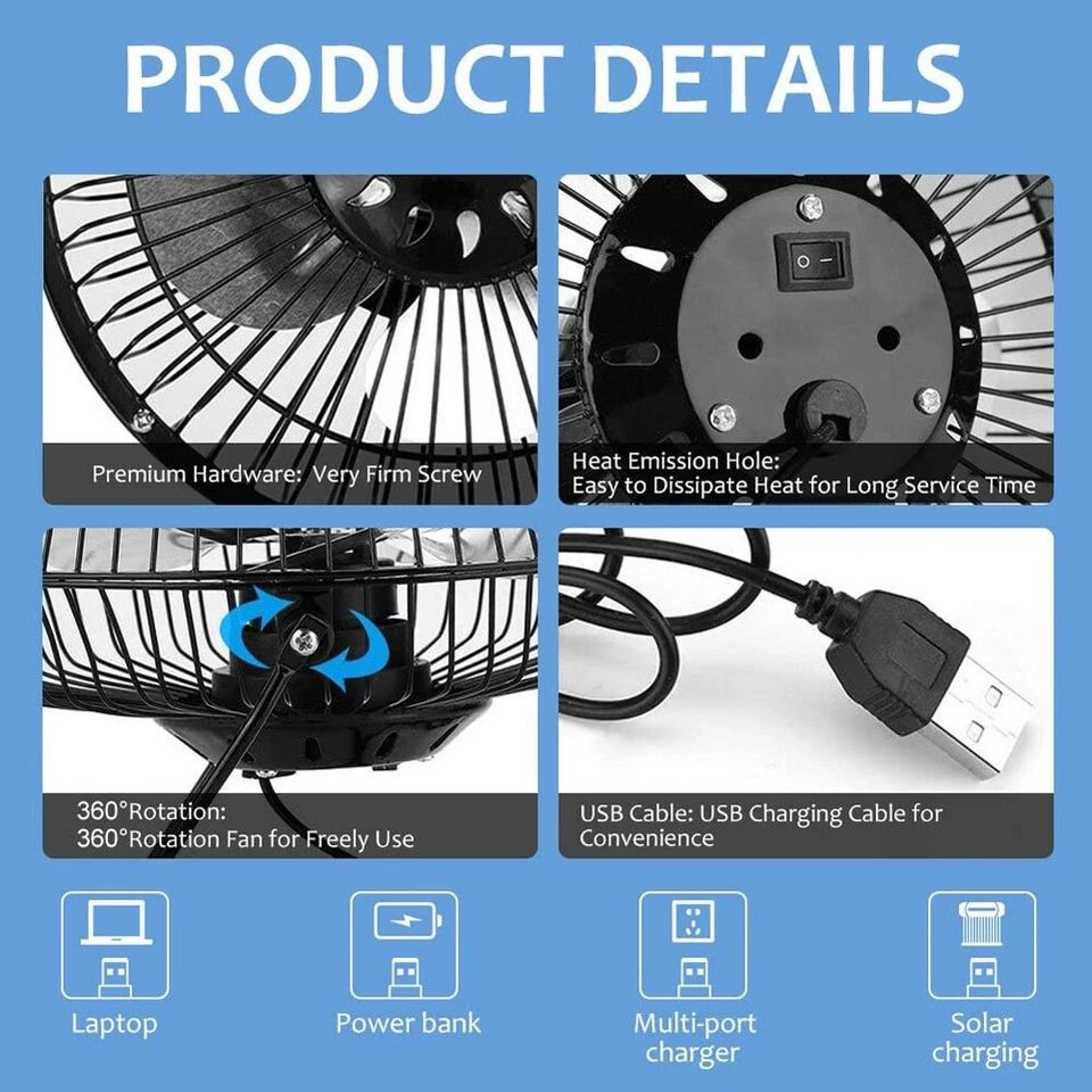 Solar Powered Fan For Greenhouses Pets And Chicken Houses Portable Mini Ventilator 5