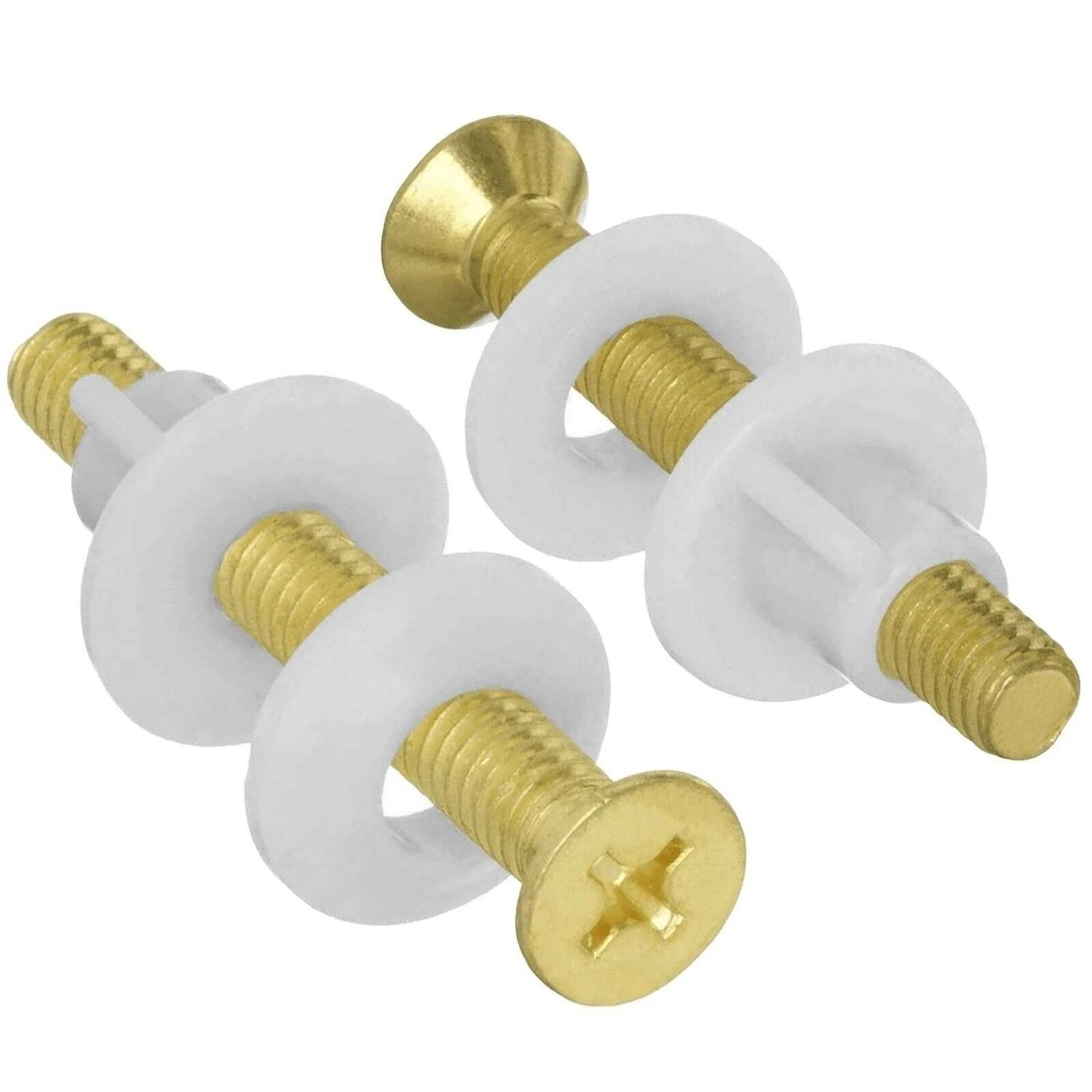 brass toilet seat hinge bolts and nuts replacement set durable brass metal screws for universal toilet seat