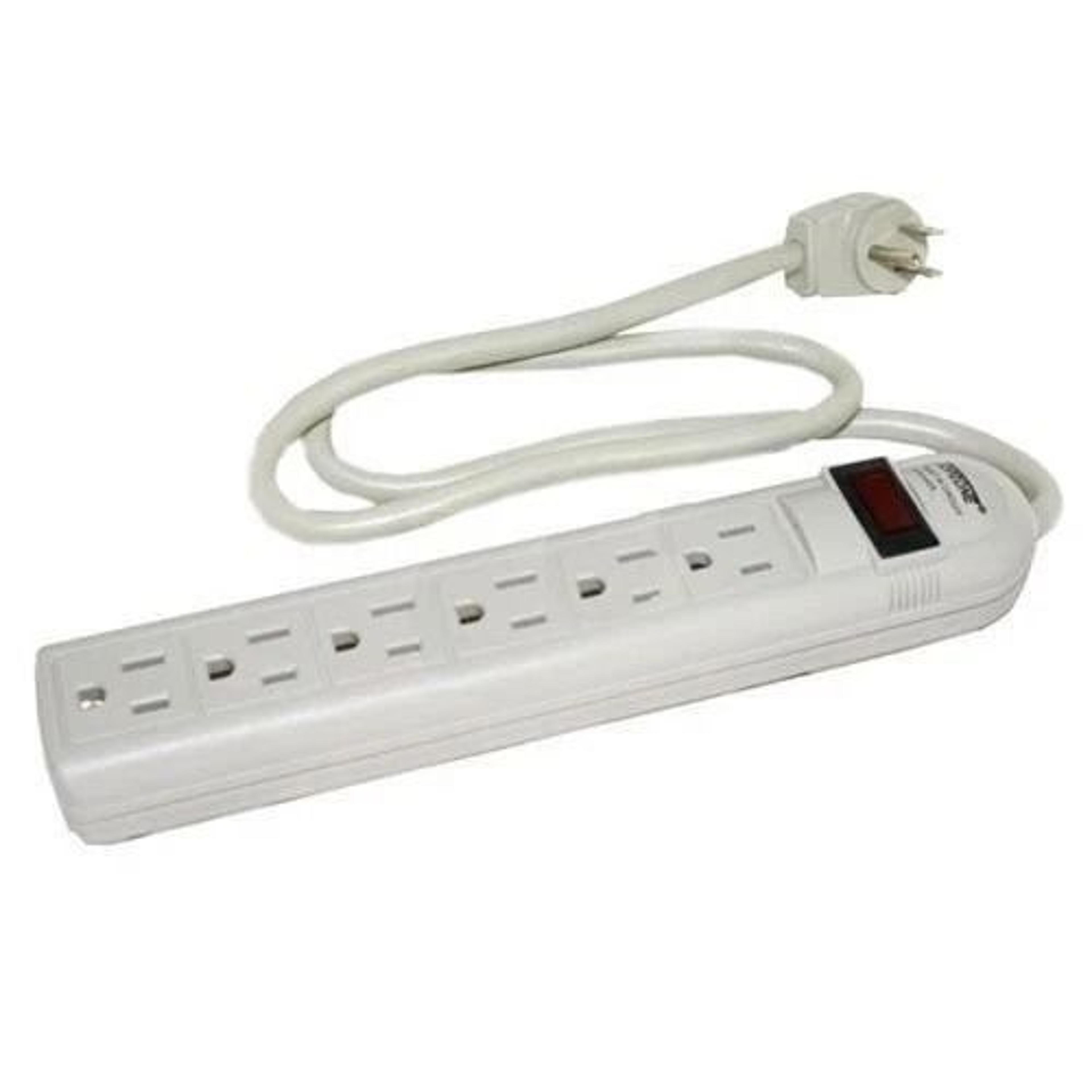surge protector power strip with right-angle plug ac wall mount