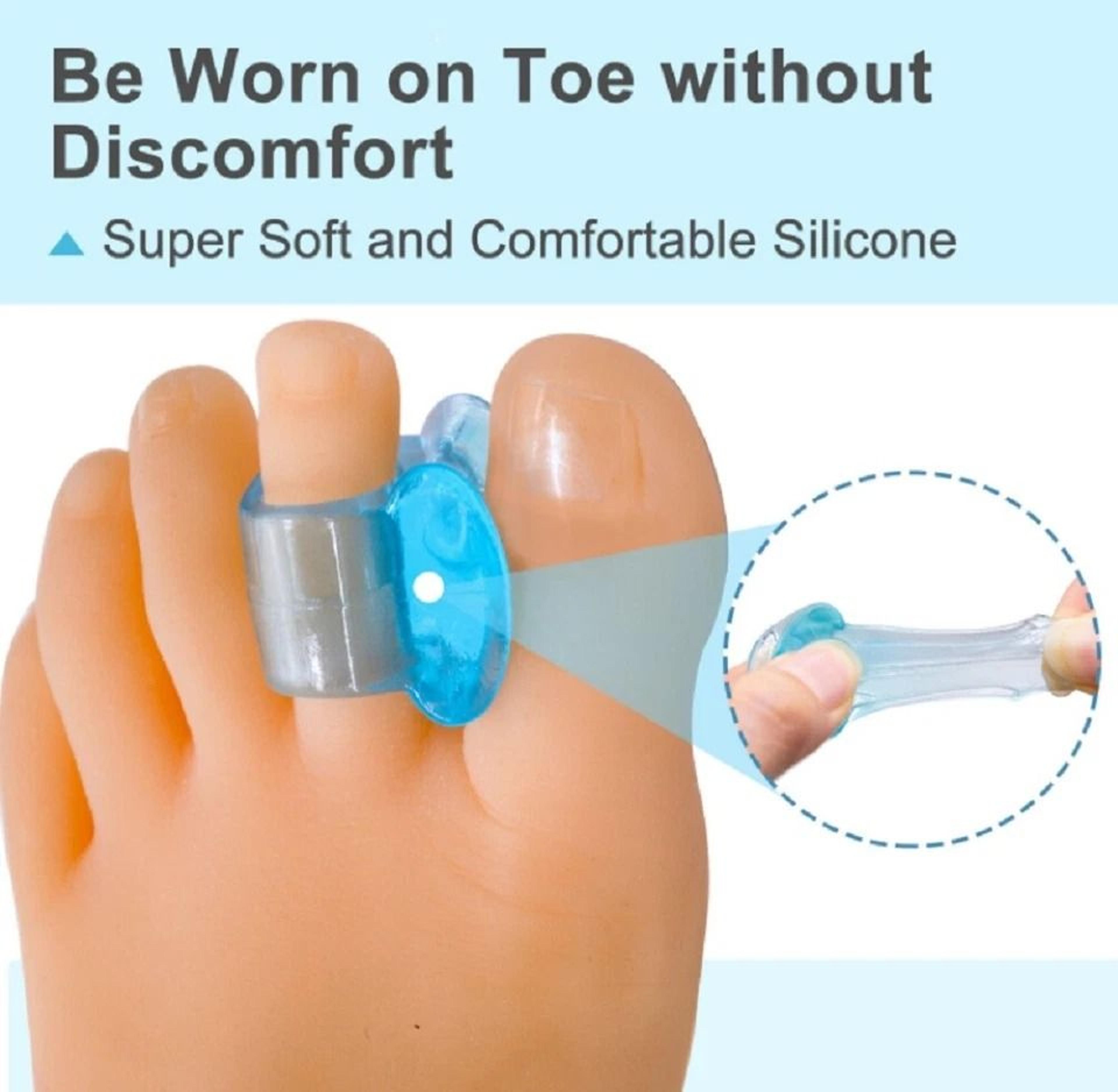 Silicone Gel Bunion Corrector  Toe Separator For Pain Relief Orthotic Spacer For Comfort 3