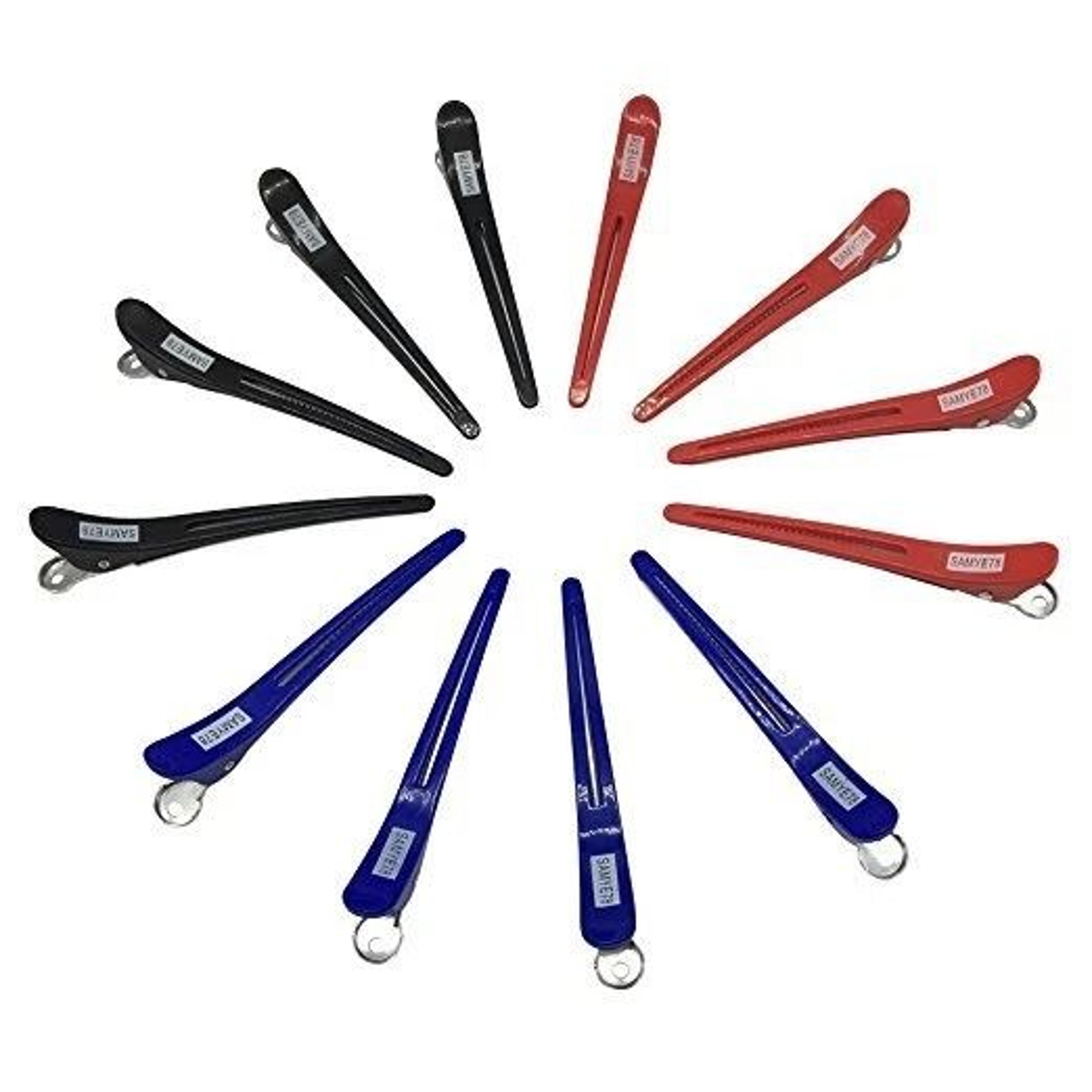 non slip alligator hair clips for salon styling & sectioning professional quality for hair cutting