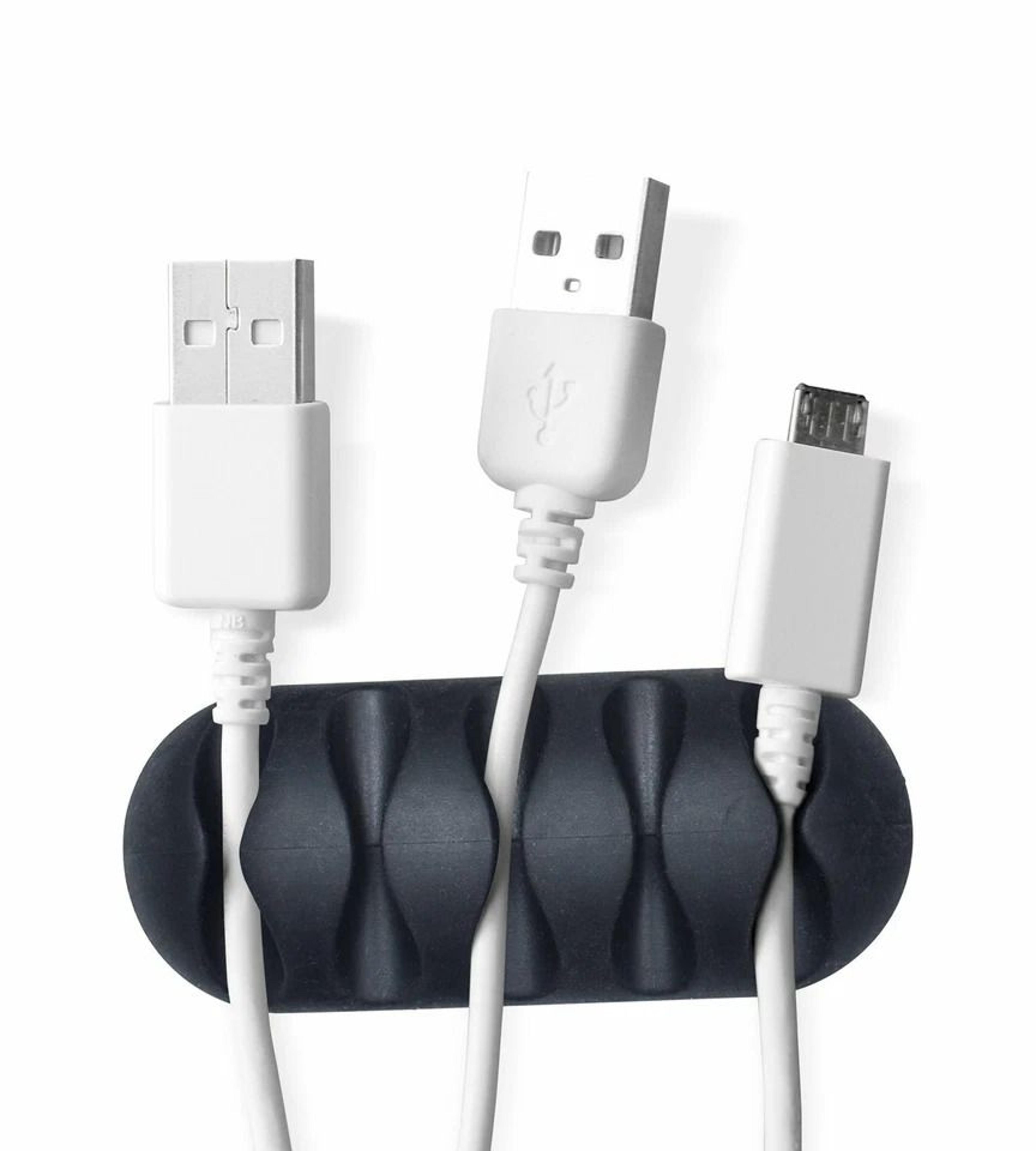 cable reel organizers desktop charger clip & wire holder system for tidy desk cable management