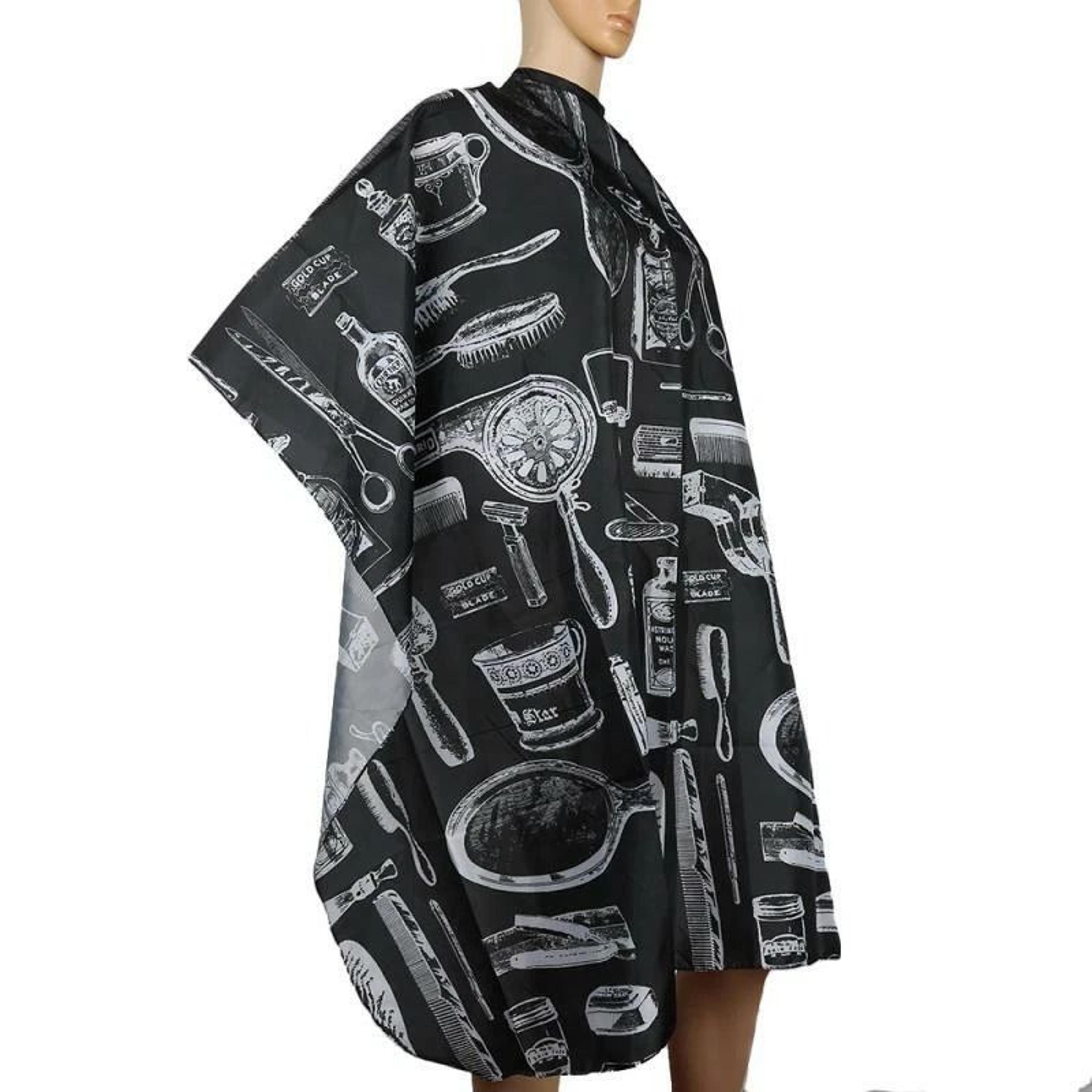 Durable Waterproof Salon Hair Cutting Cape Premium Barber Cloth Apron For Hairdressers Adjustable   4