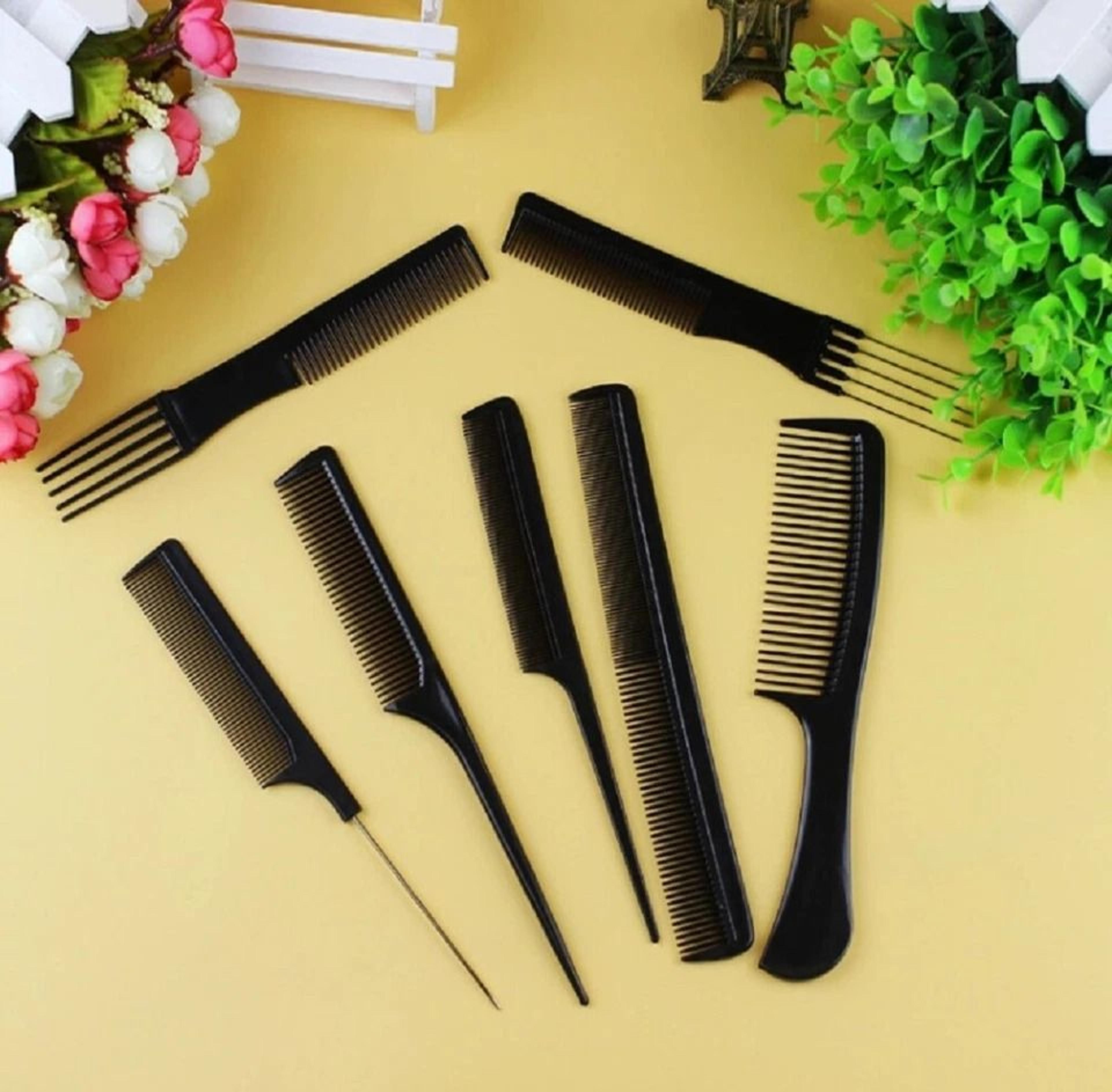 professional salon hair styling comb set barber kit for men & women