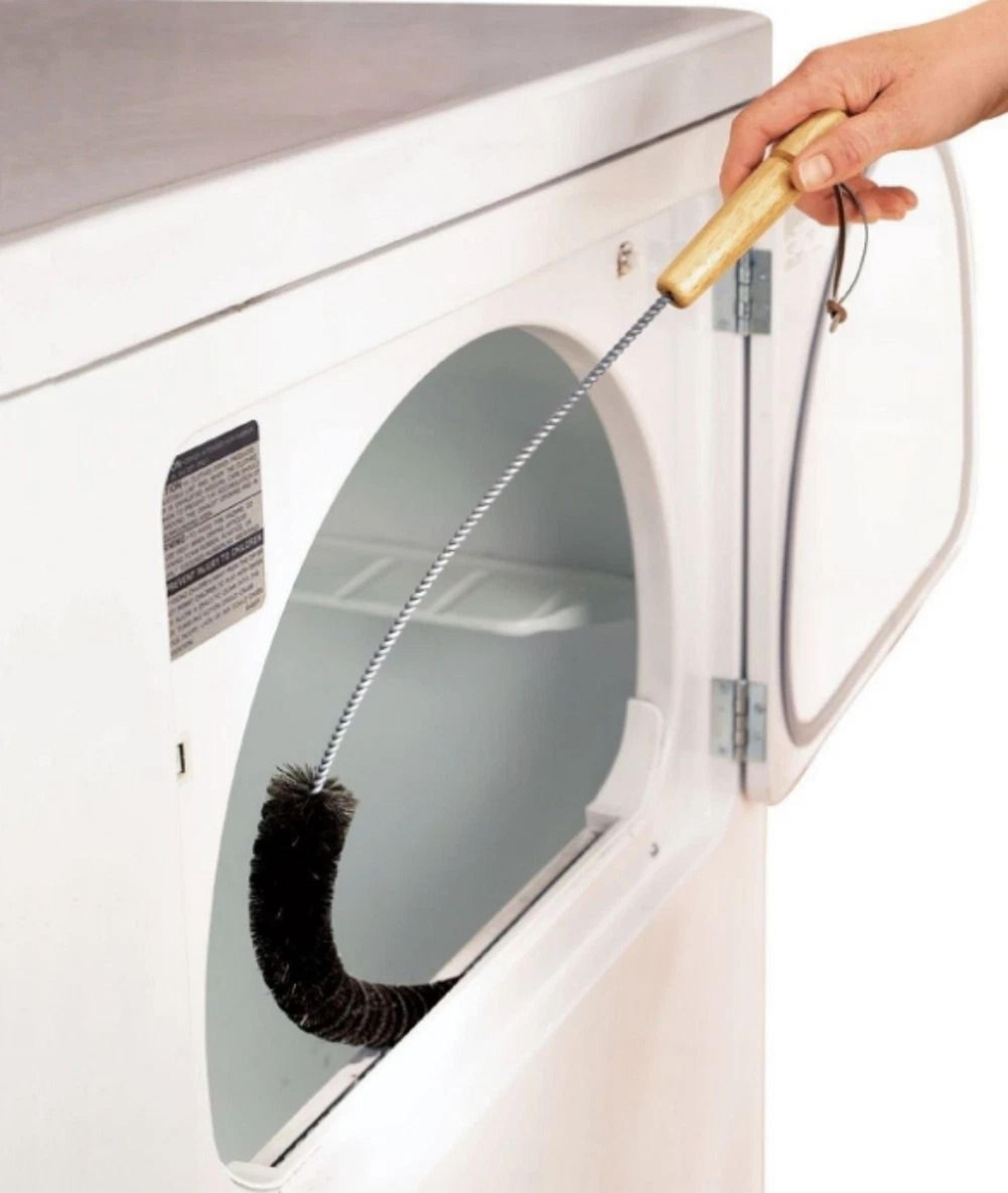 dryer vent lint brush for efficient lint trap cleaning compatible with gas & electric dryers