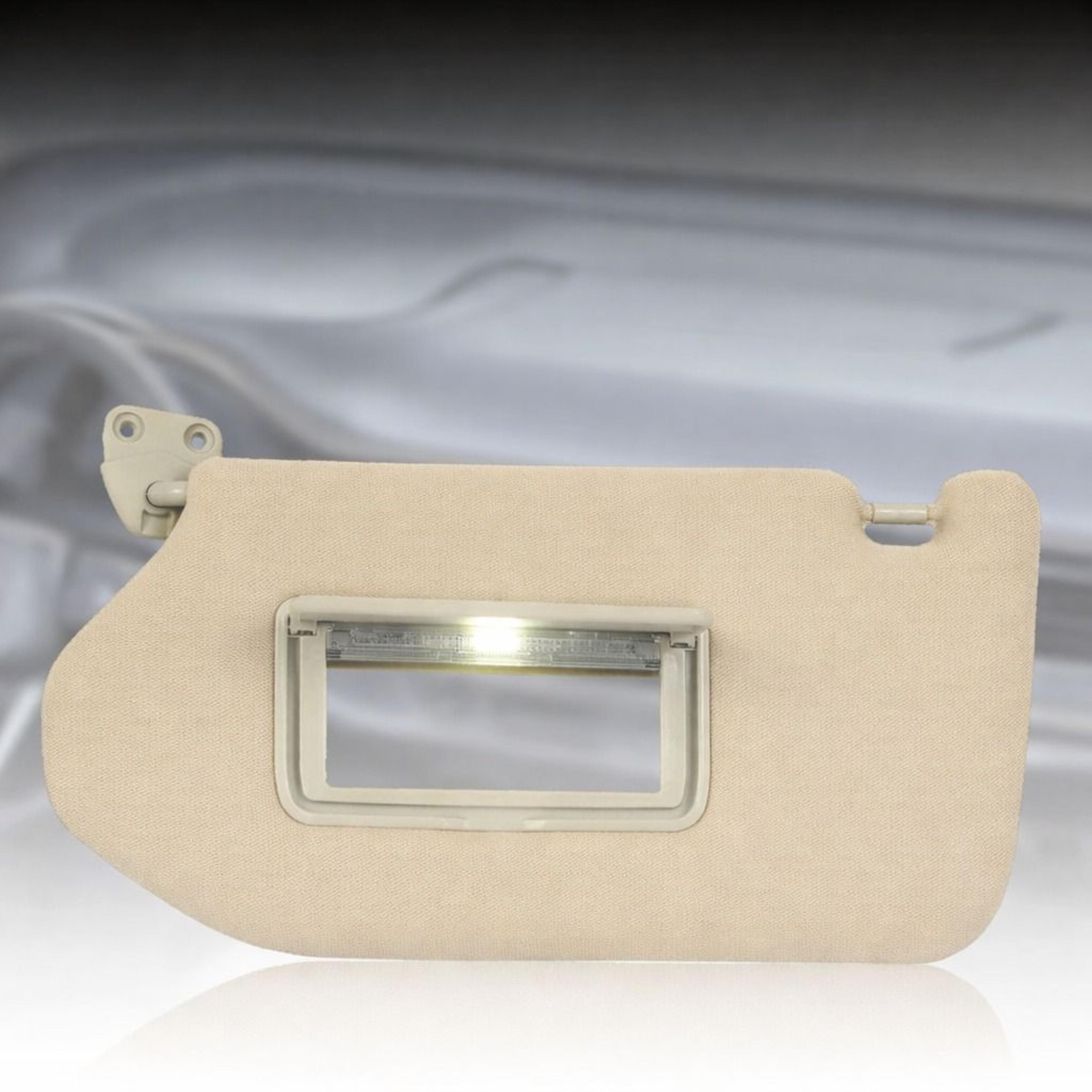 sun visor with lamp