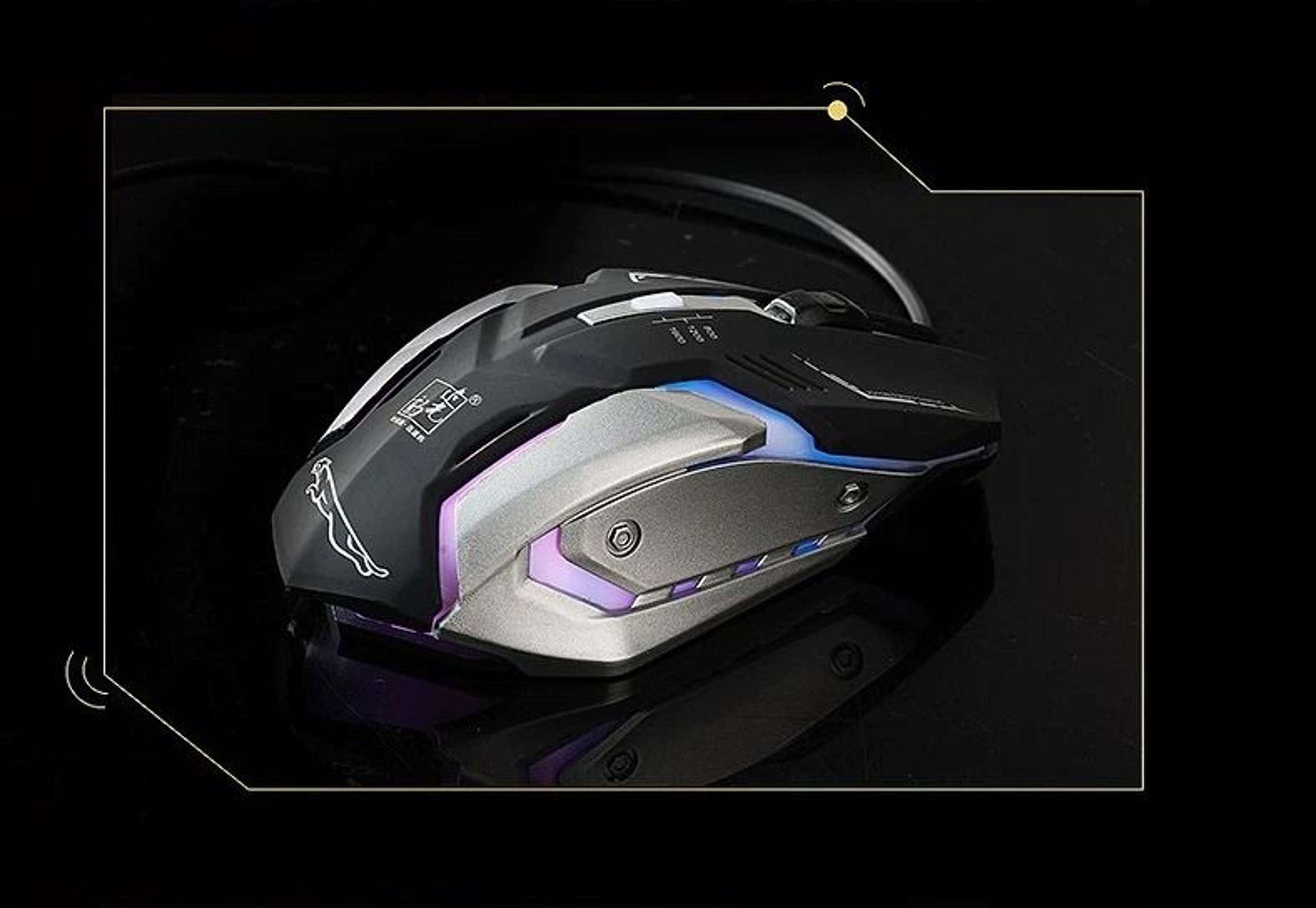 Gaming Mouse LED Breathing Fire Silent USB Wired For Laptop And PC 1