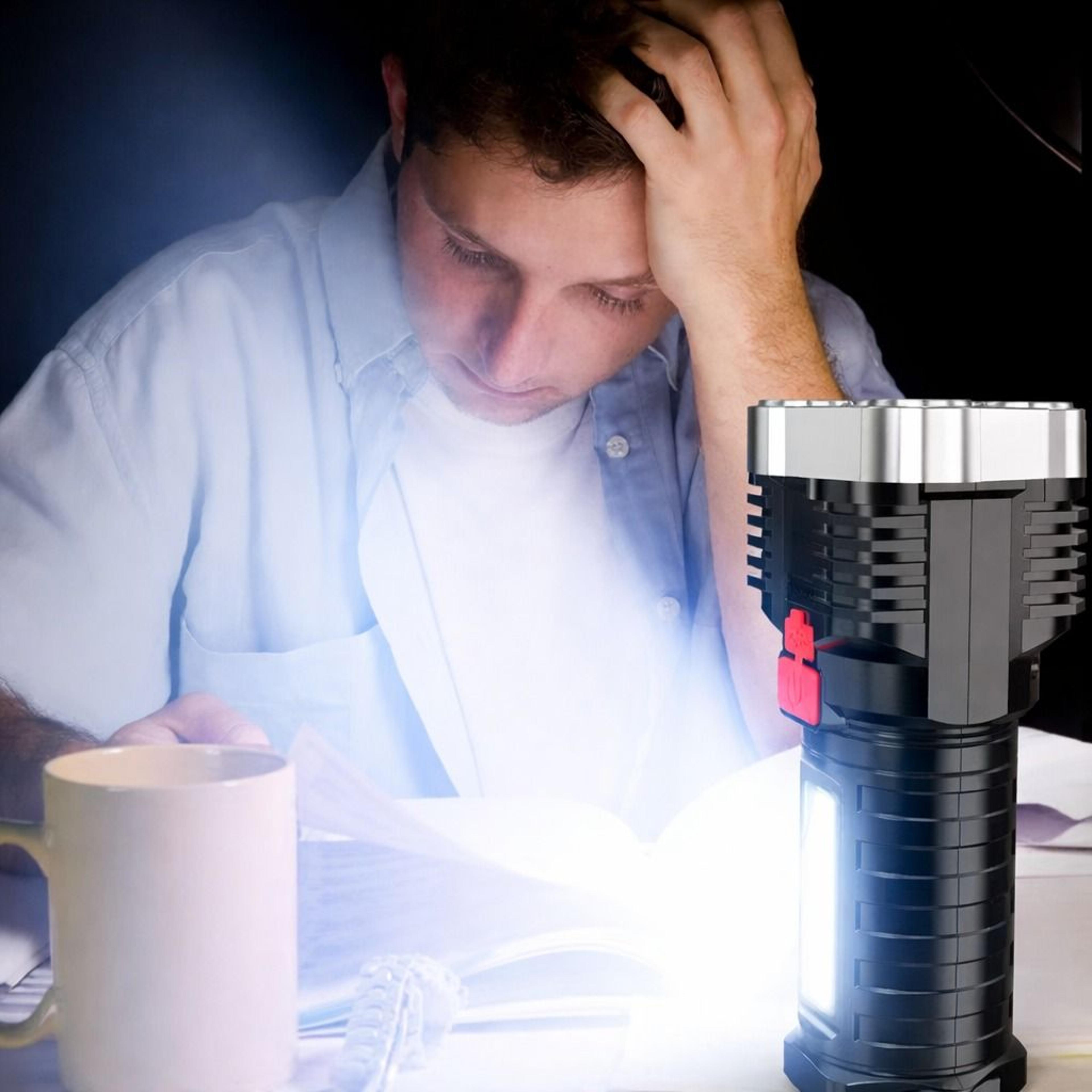 super bright led flashlight tactical usb rechargeable camping torch