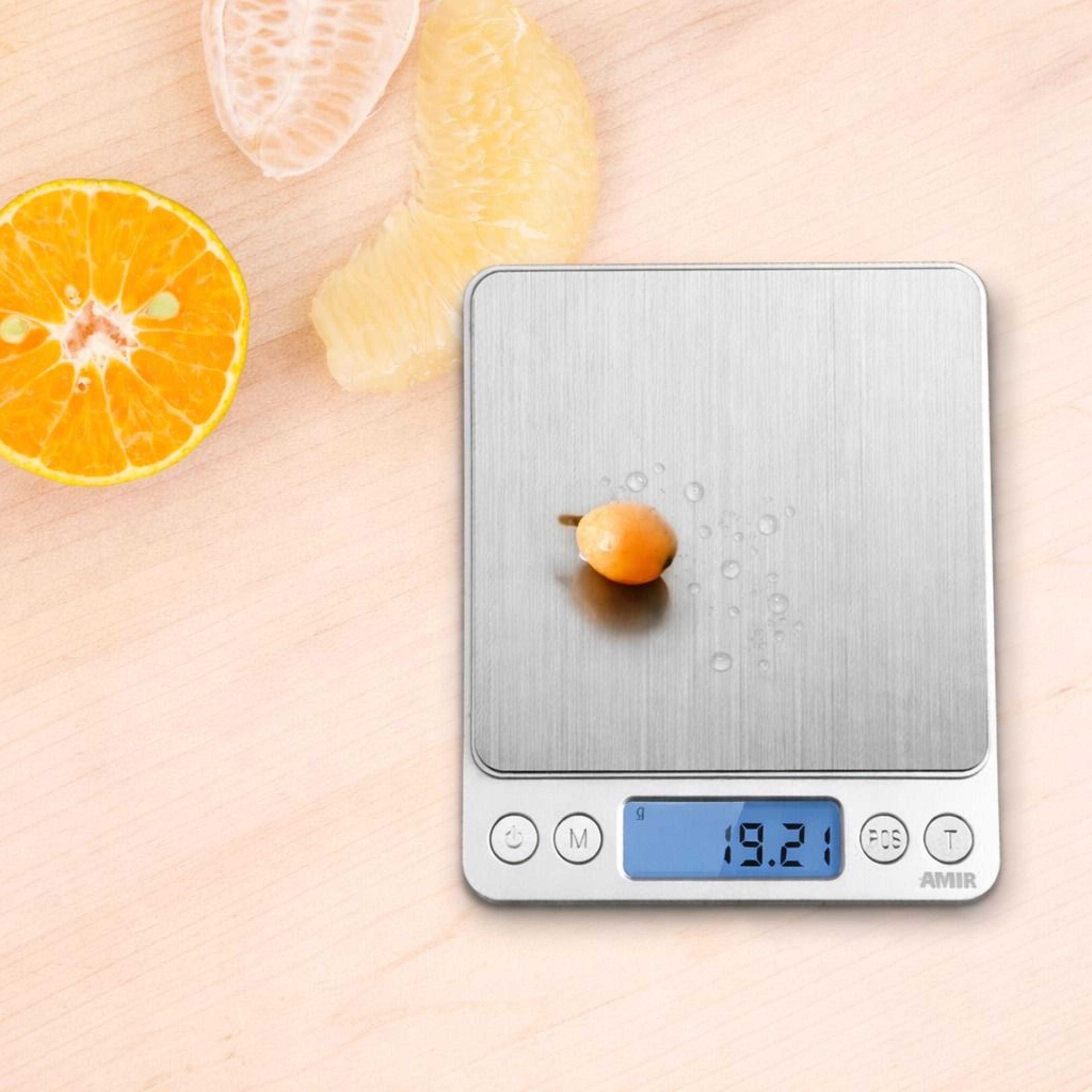 digital pocket scale precision jewelry, coin, herb, & grain scale with lcd display
