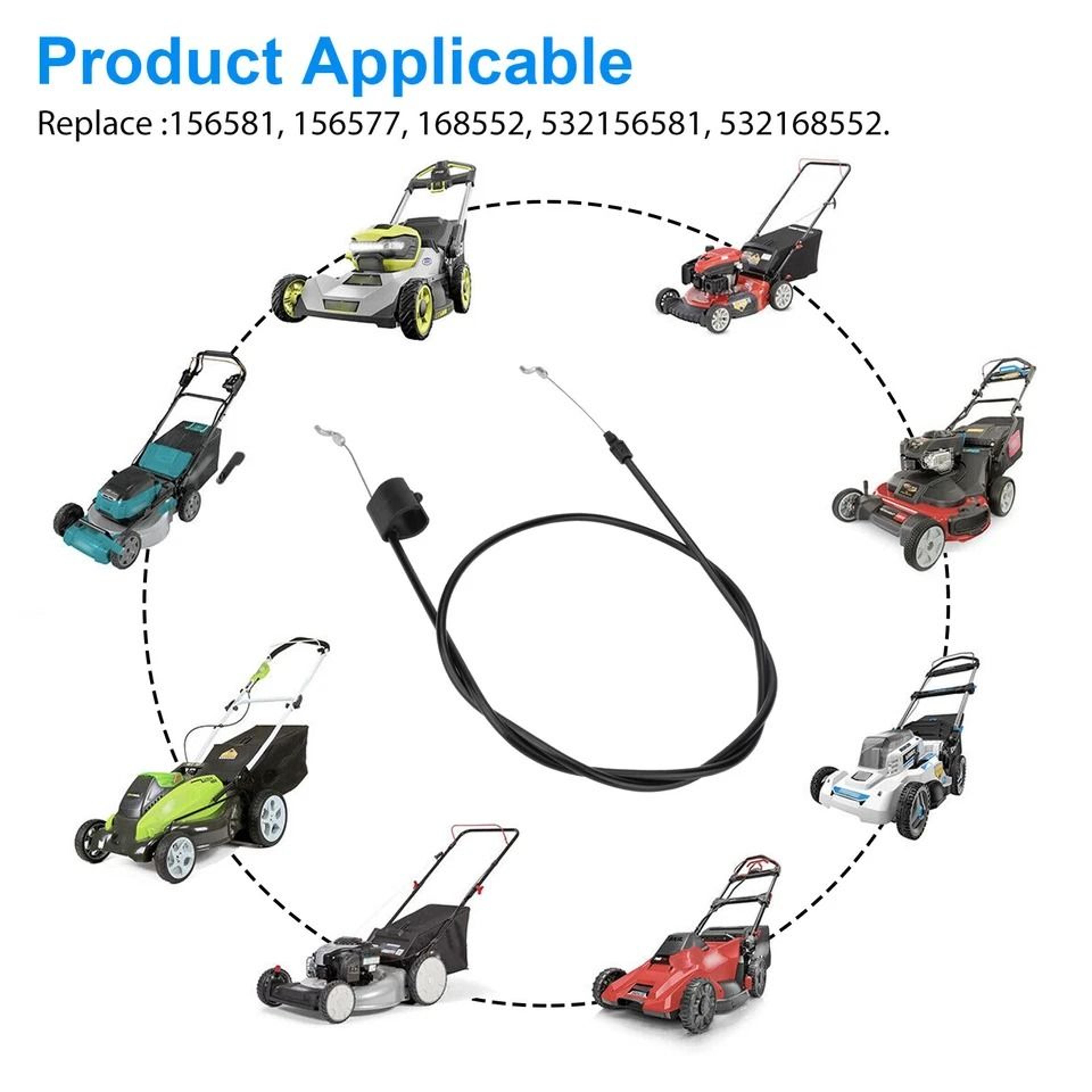 Replacement Engine Brake Zone Control Cable For Craftsman Lawn Mower 1