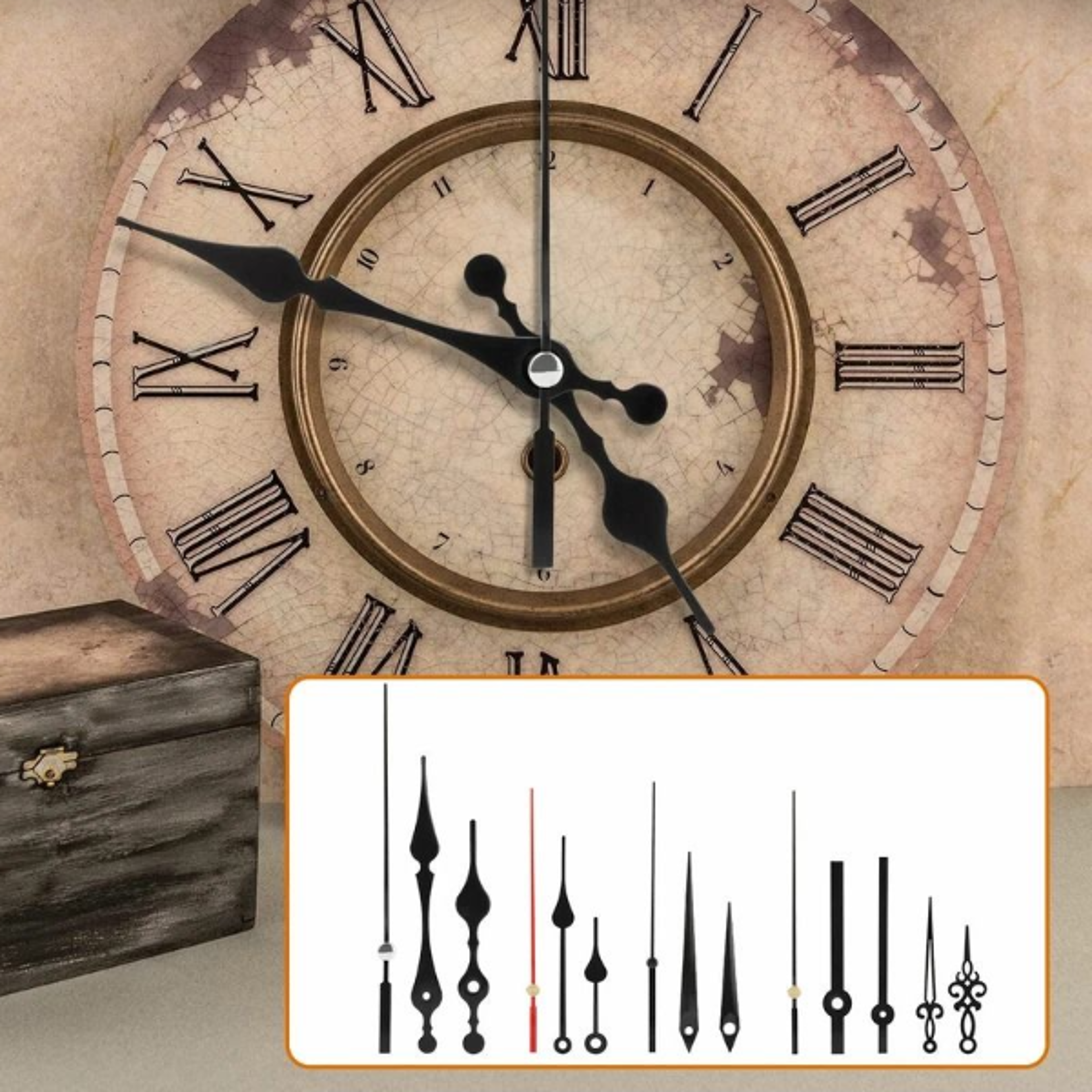 diy wall clock movement mechanism repair kit with hands precision clock parts for easy replacement