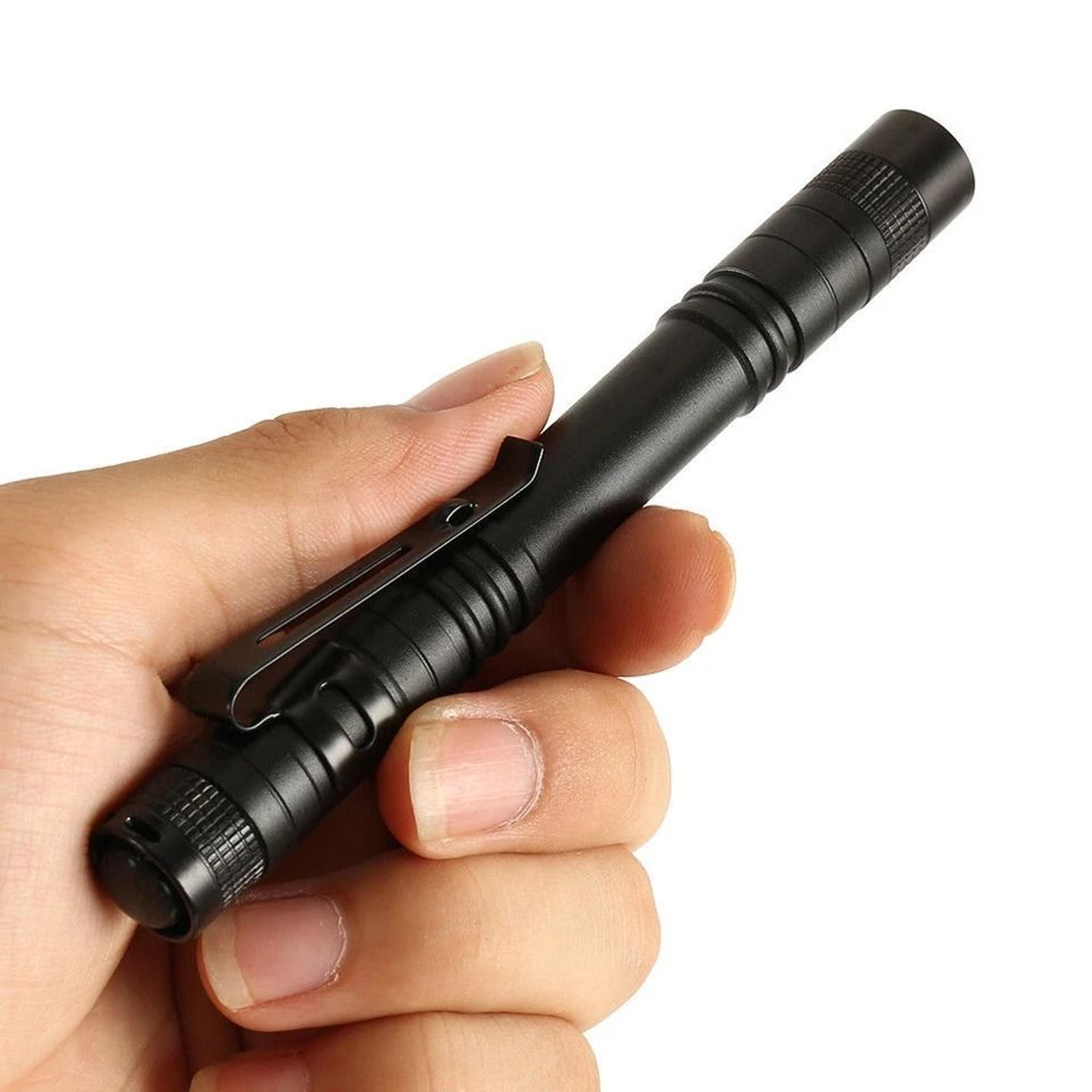 mini led flashlight clip penlight portable pen torch lamp for everyday use