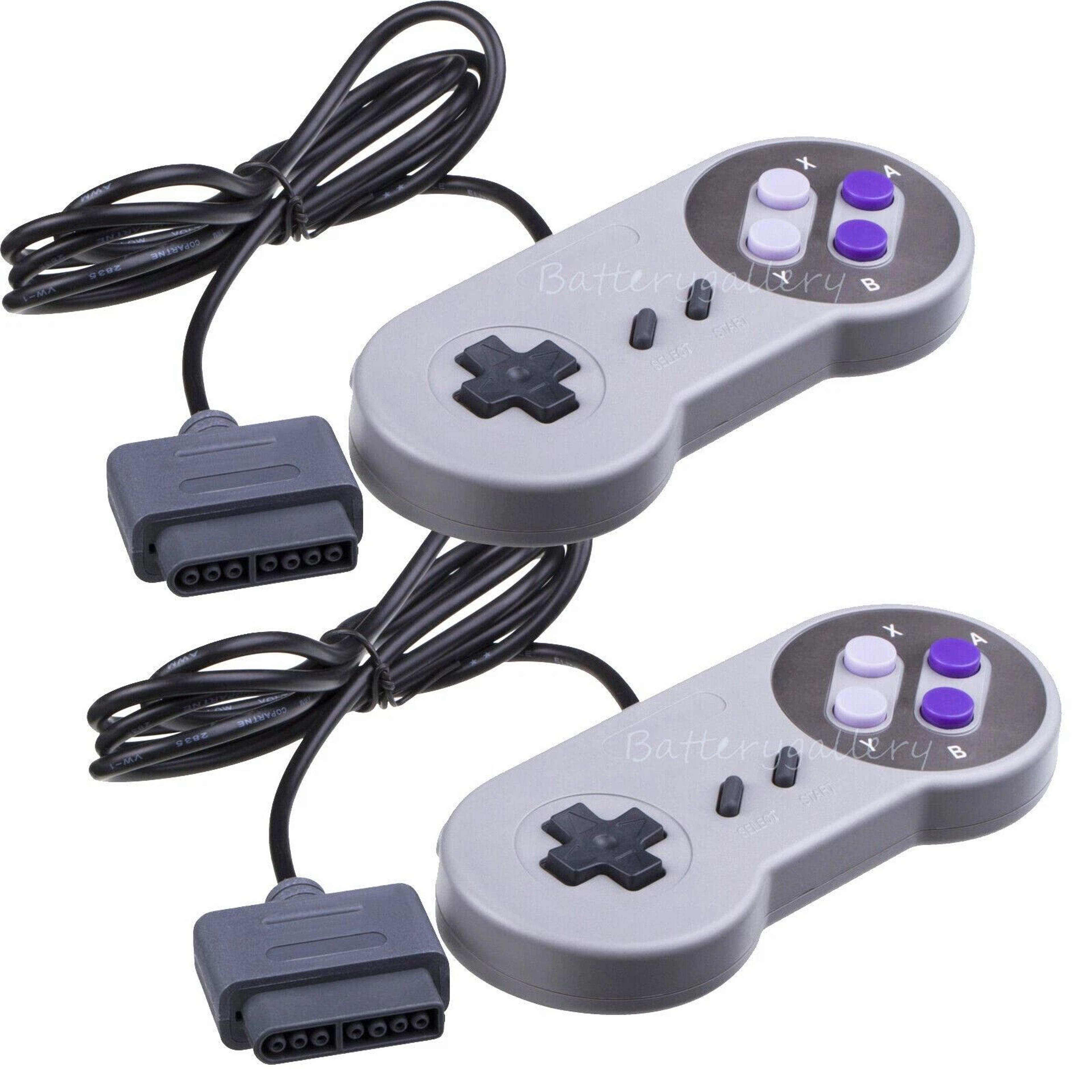 replacement controller for snes console wired, compatible with sns 005