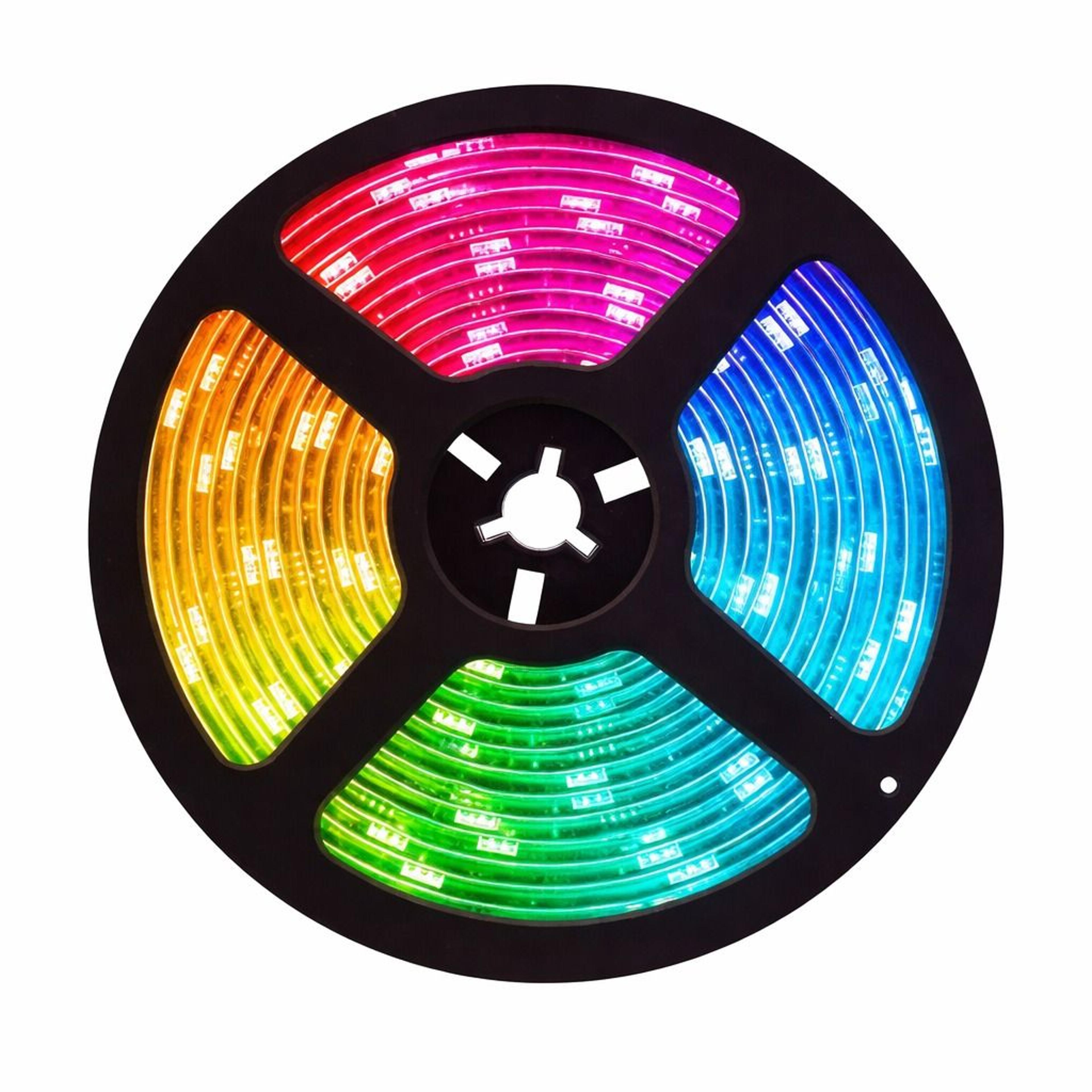 rgb led strip light with remote waterproof smd multi color lights for home and events