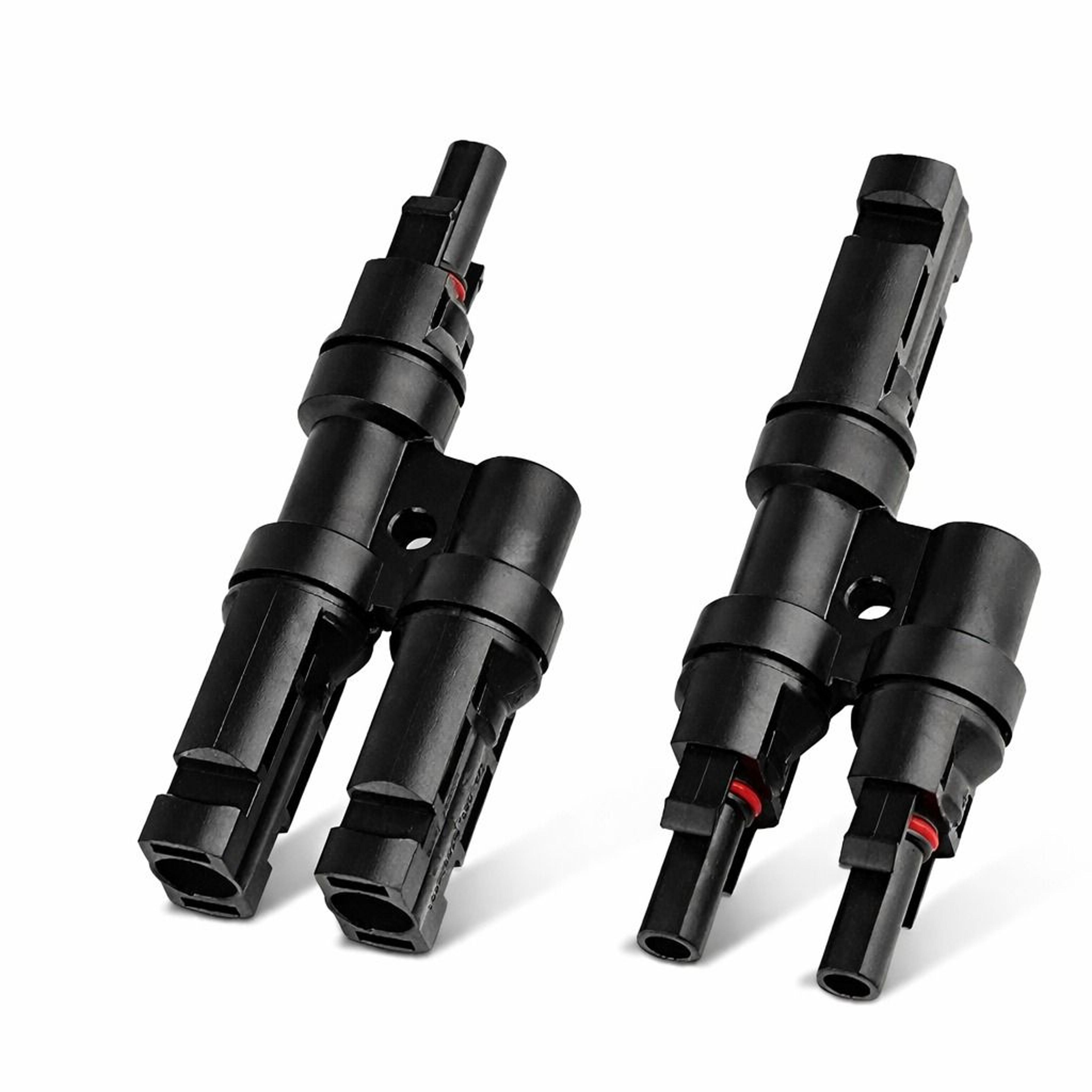 solar panel t branch connectors cable splitter coupler for easy wiring in solar systems