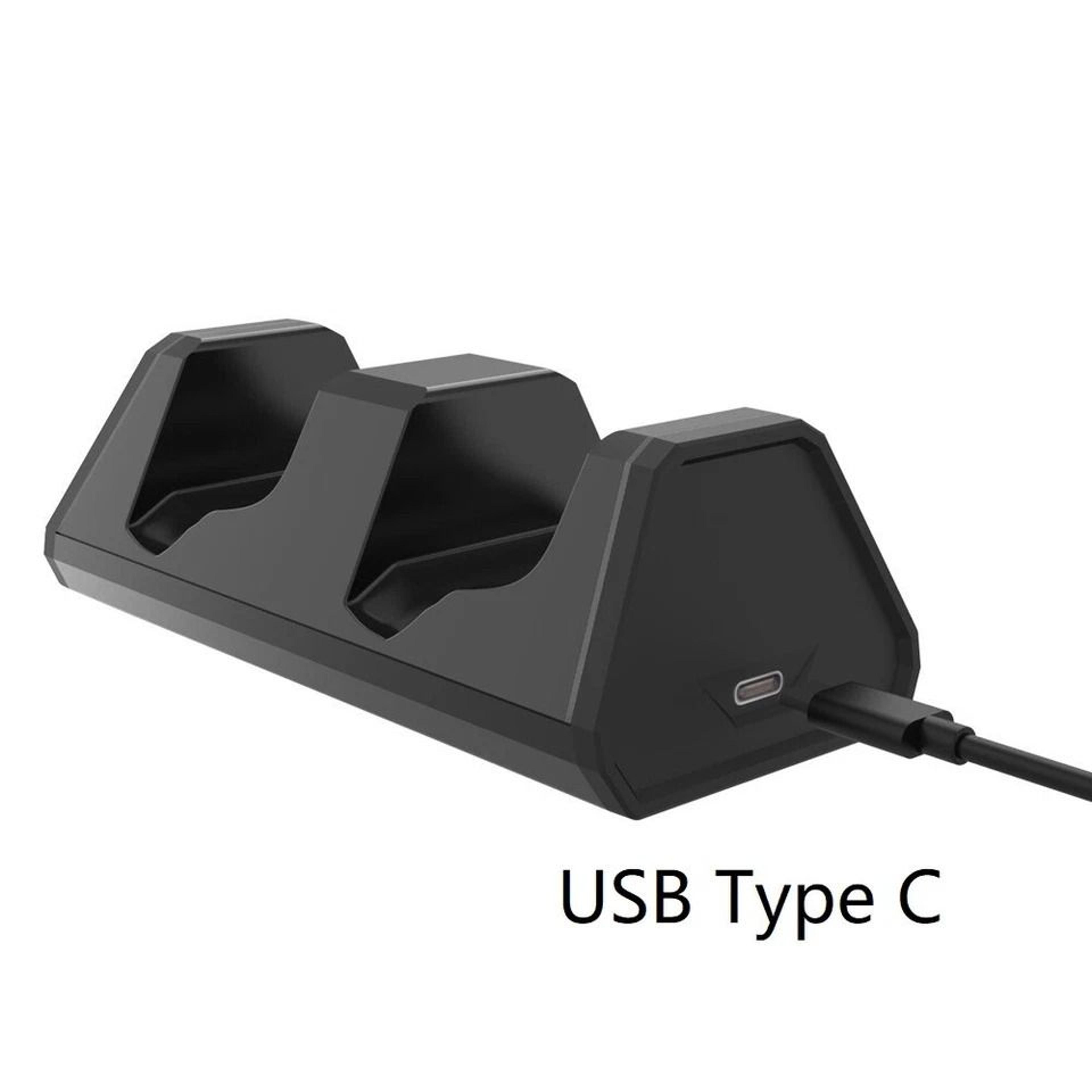 Dual Xbox Controller Charger Station Fast USB C Charging Dock 2