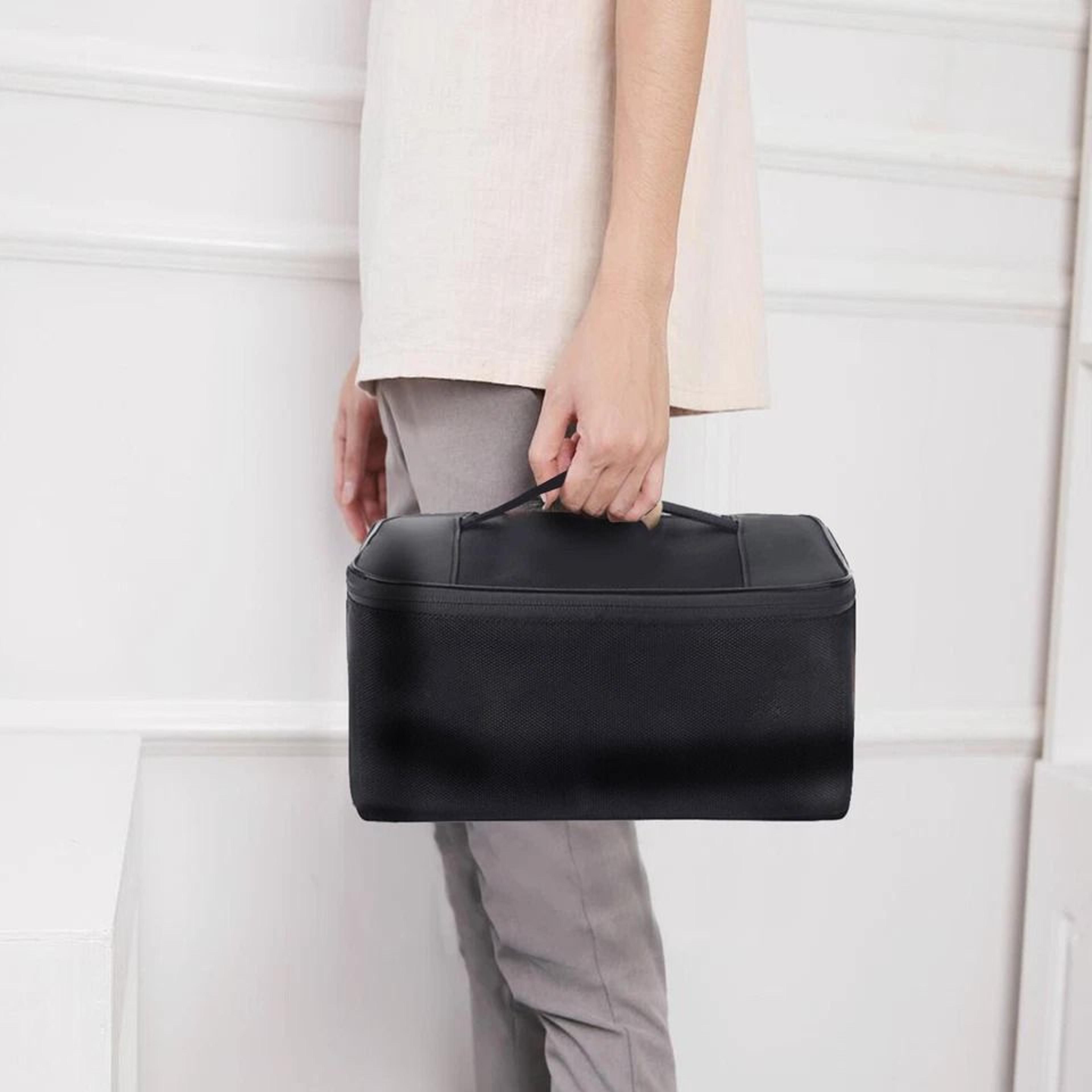 switch carrying case travel organizer hard shell storage bag with adjustable dividers